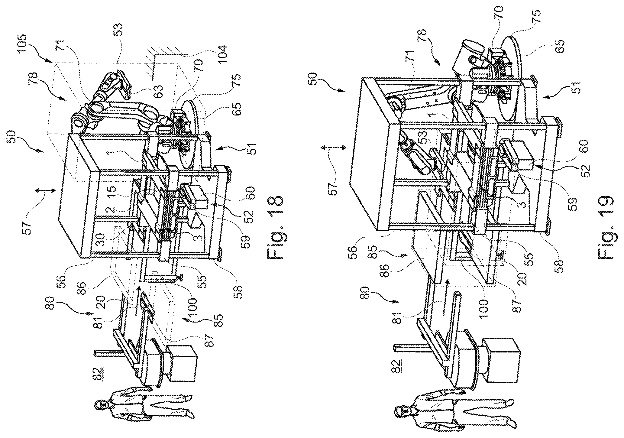 Patent US12157266 Figure 8 – Gripper for a draping frame and for a device, draping frame, device and method for the forming of and/or covering using a film element, system for manufacturing a moulded part or a covered component, method for retro-fitting a device of this type, method for manufacturing a covered component