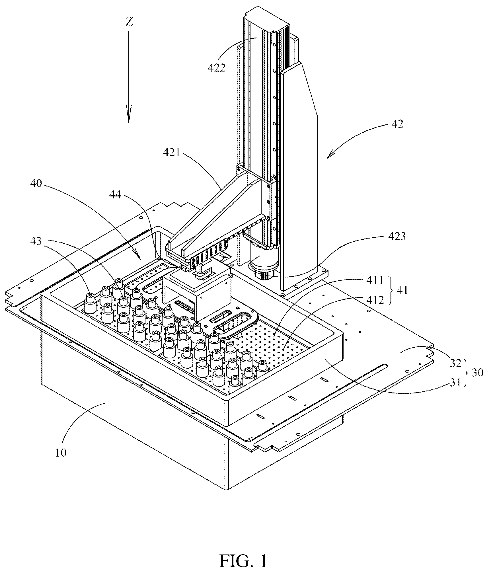 Patent US12157267 Figure 1 – Deposition additive manufacturing equipment