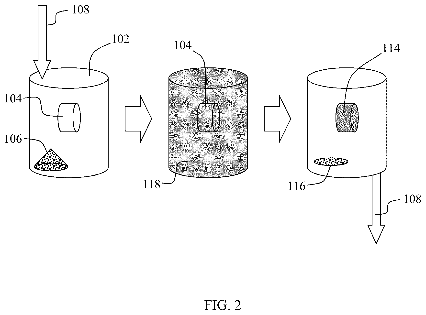 Patent US12157271 Figure 2 – Additive manufacturing with dye-infused feed material