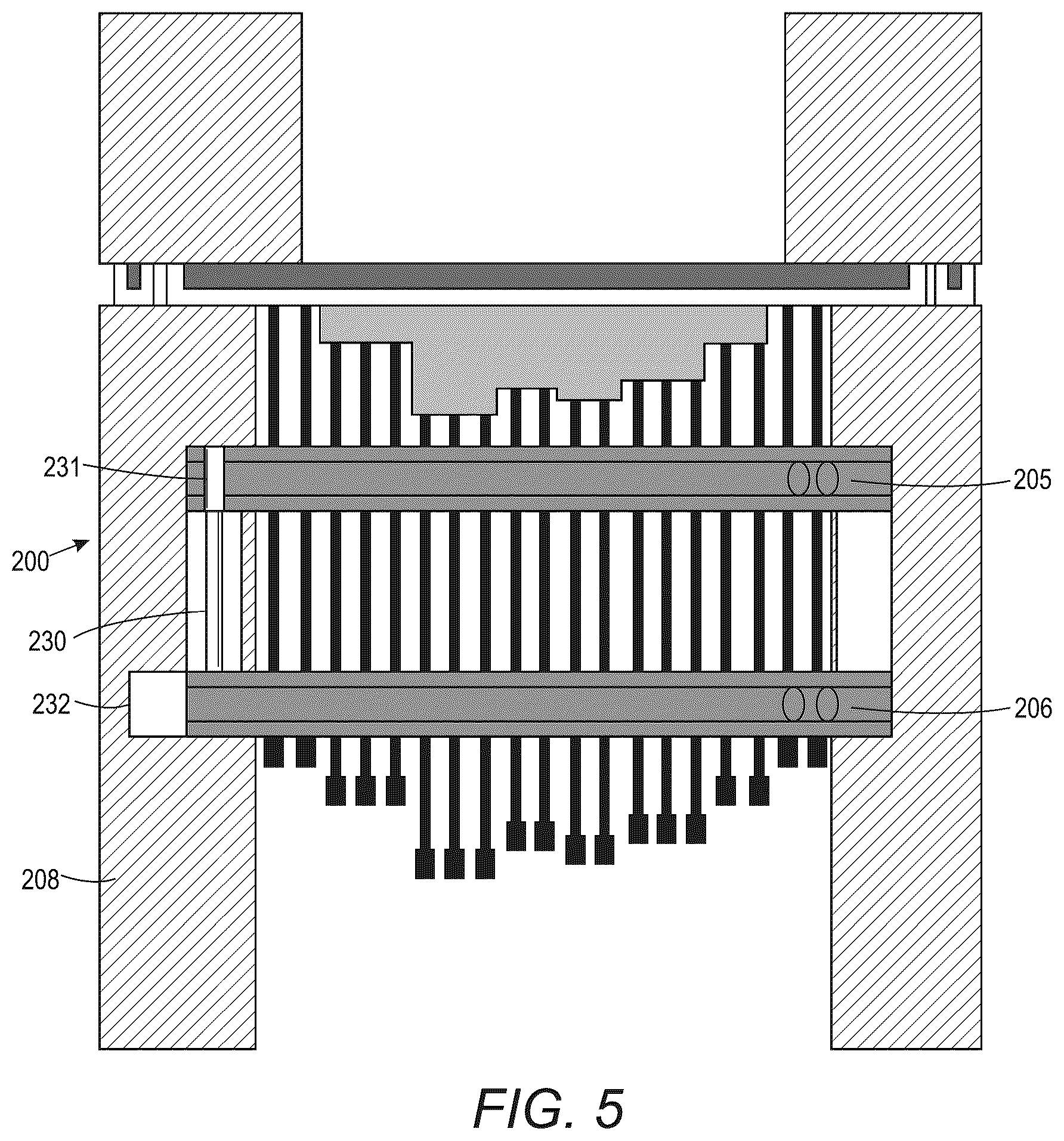 Patent US12157273 Figure 7 – Apparatus and method for supporting and extracting a build part formed in an additive manufacturing process