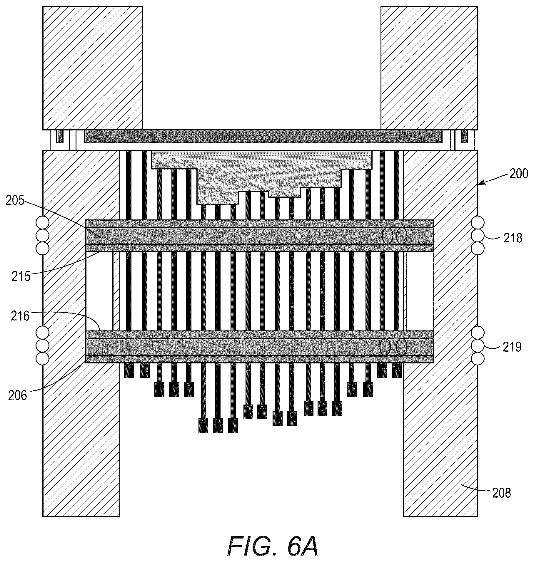 Patent US12157273 Figure 8 – Apparatus and method for supporting and extracting a build part formed in an additive manufacturing process