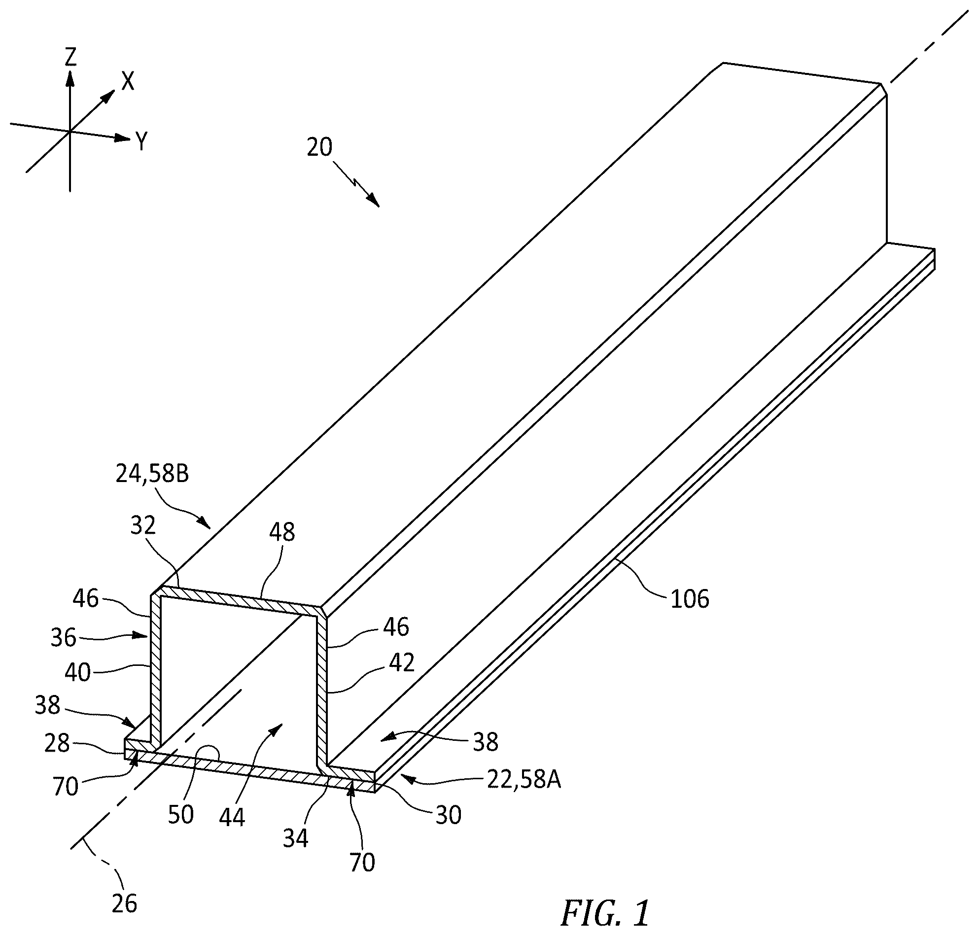 Patent US12157277 Figure 1 – Vibration welding fiber-reinforced composite aircraft structures