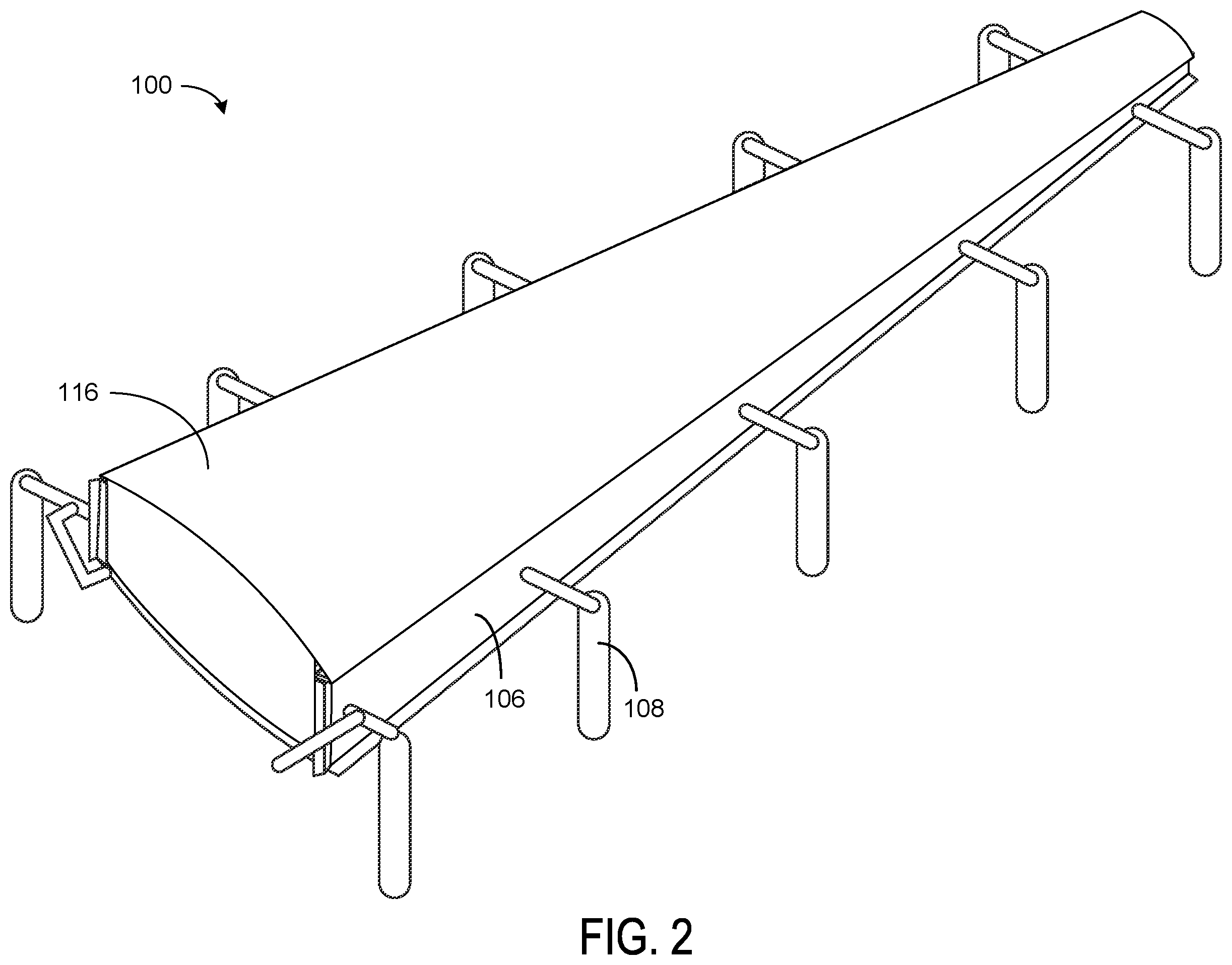 Patent US12157278 Figure 2 – Systems and methods for sealing a bond cavity between structural components