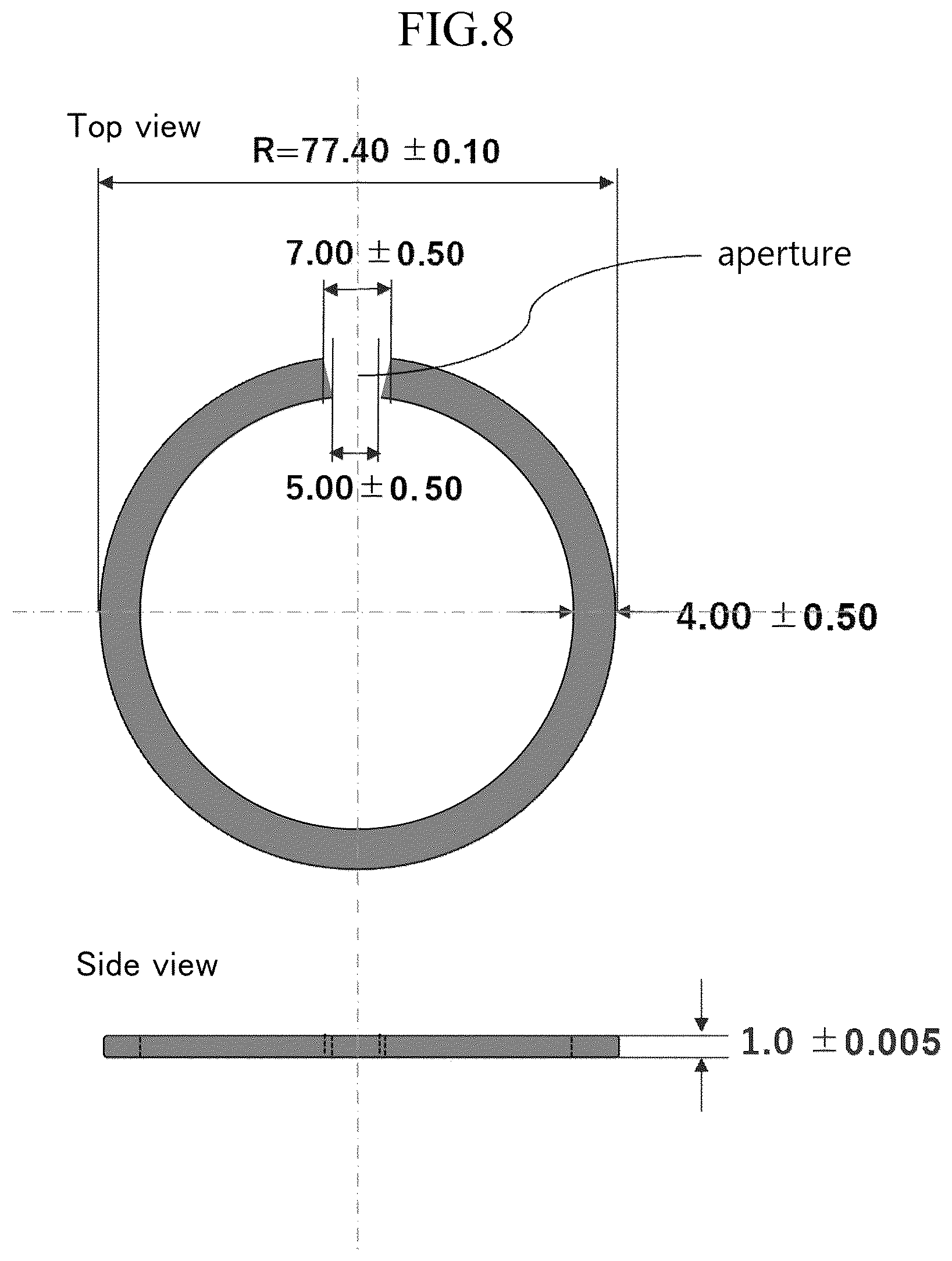 Patent US12157282 Figure 8 – Method of manufacturing optical member, and optical member