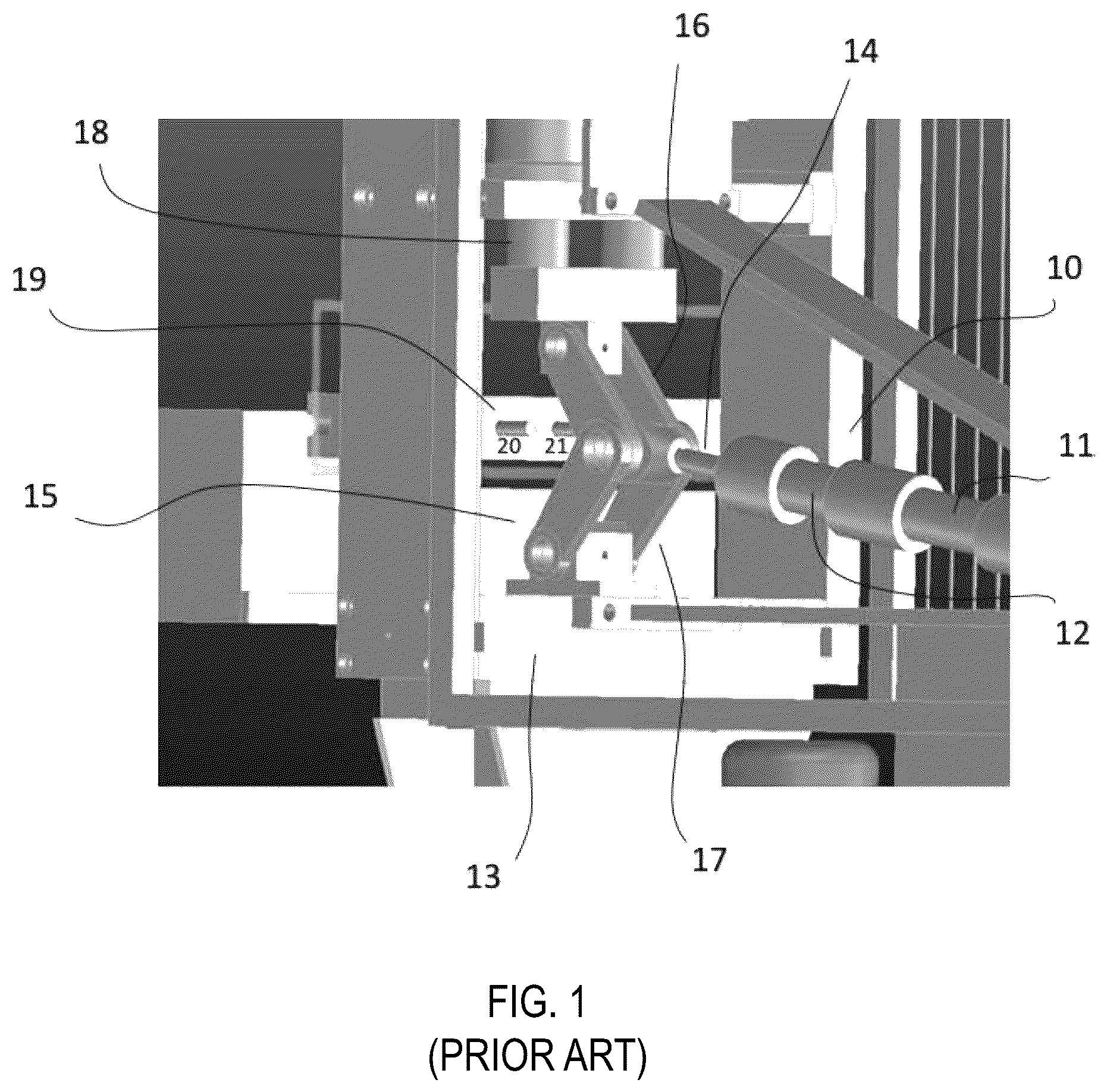 Patent US12157285 Figure 1 – Adjustable mechanical stop for a food baking apparatus
