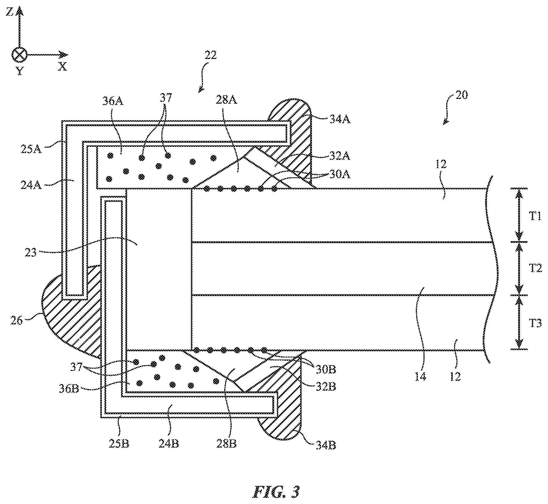 Patent US12157289 Figure 3 – Seals for optical components