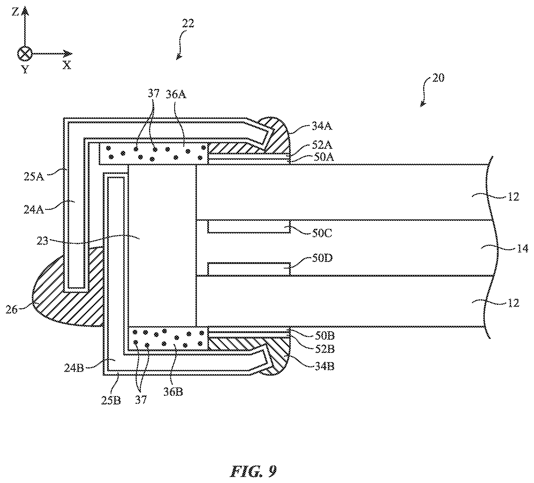 Patent US12157289 Figure 10 – Seals for optical components