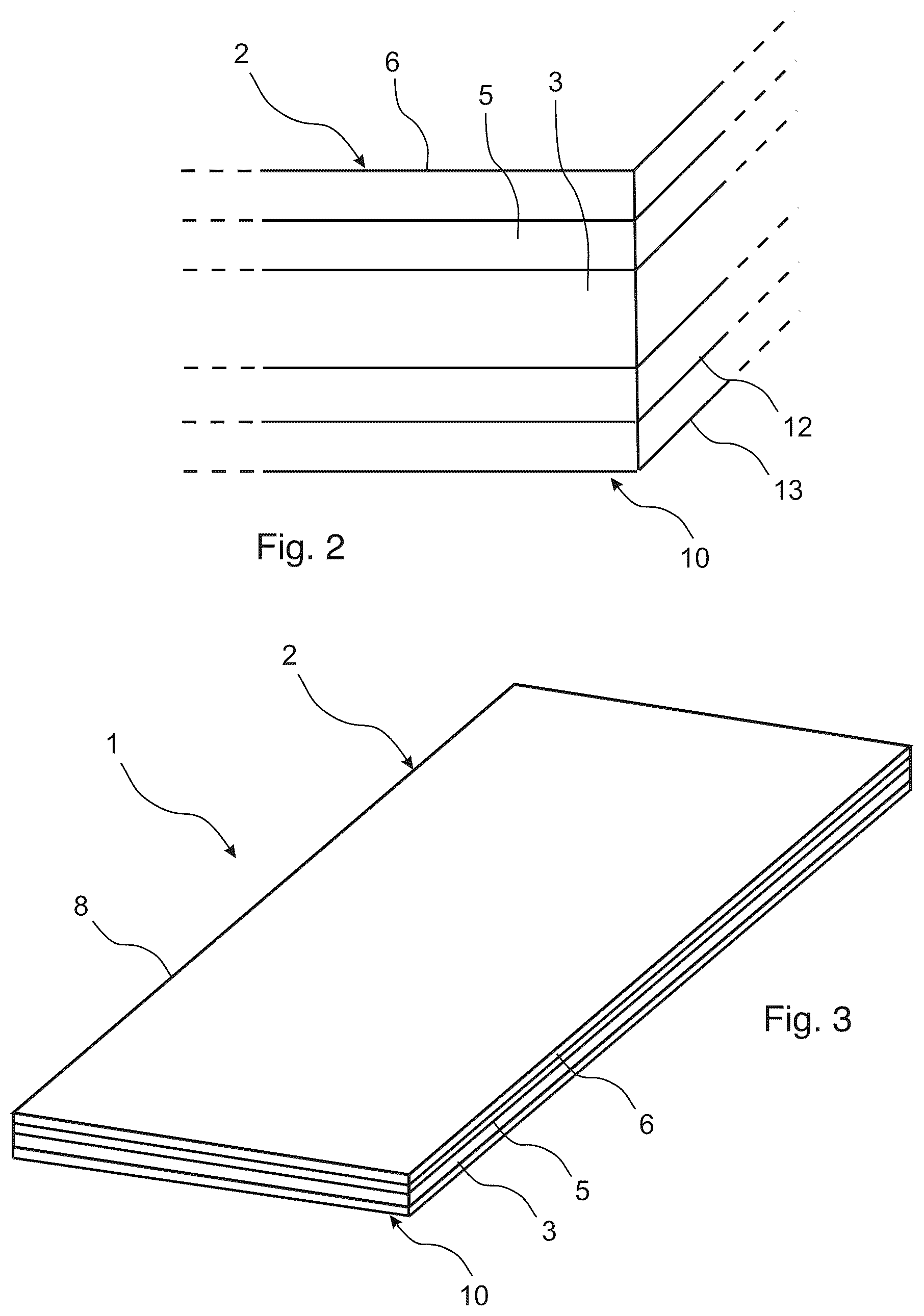 Patent US12157295 Figure 2 – Building panel and a method to produce such a building panel