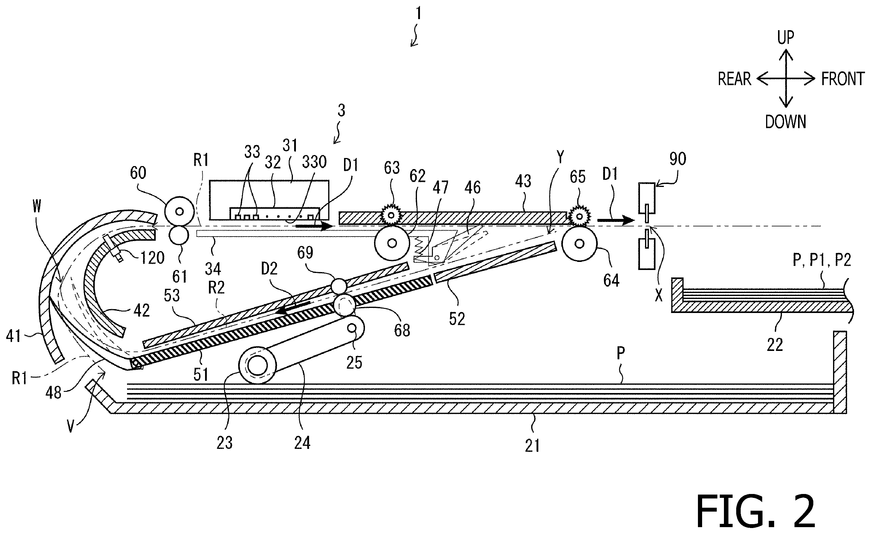 Patent US12157300 Figure 2 – Printing apparatus