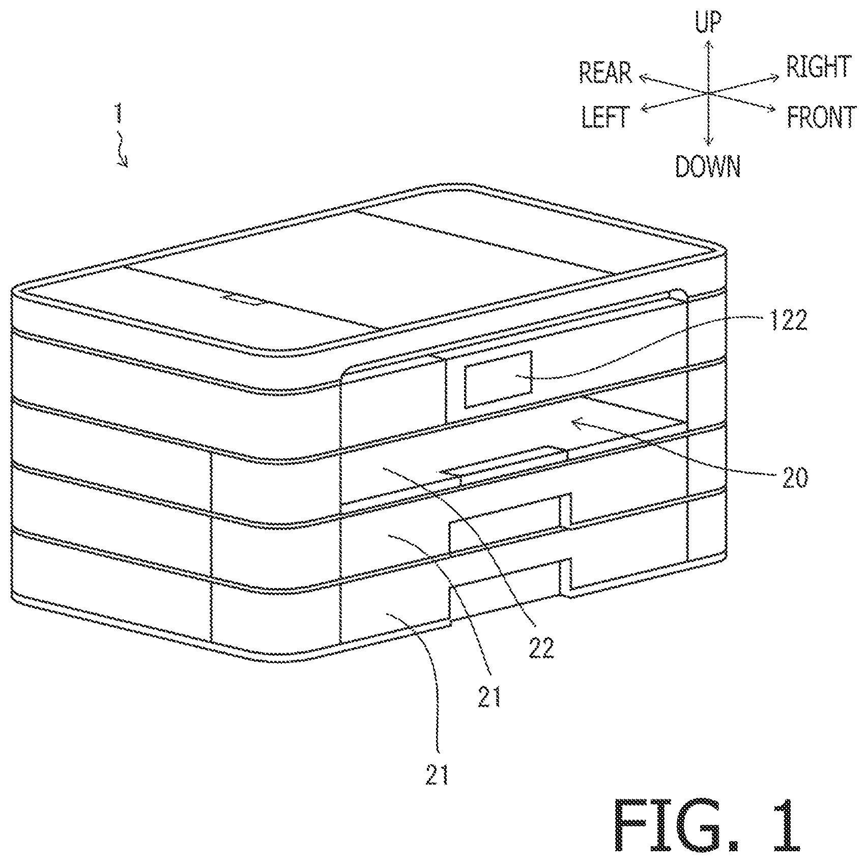Patent US12157301 Figure 1 – Printing apparatus