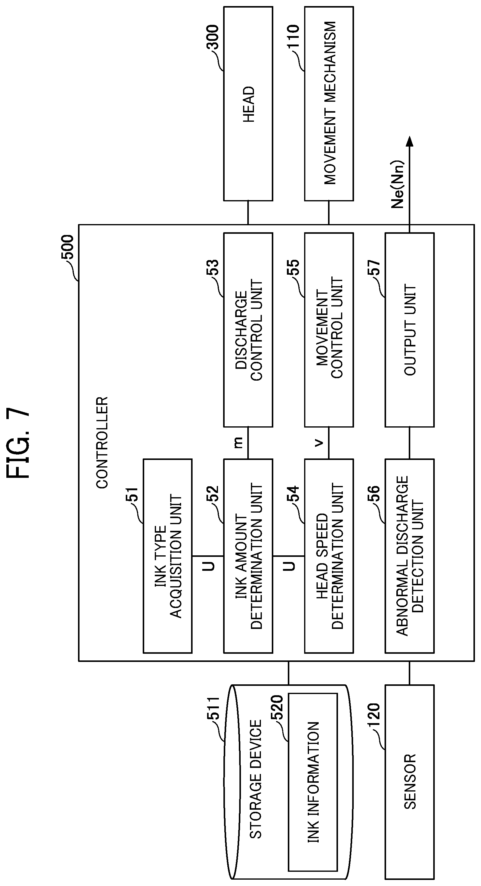Patent US12157306 Figure 7 – Liquid discharge apparatus, liquid discharge method, and storage medium