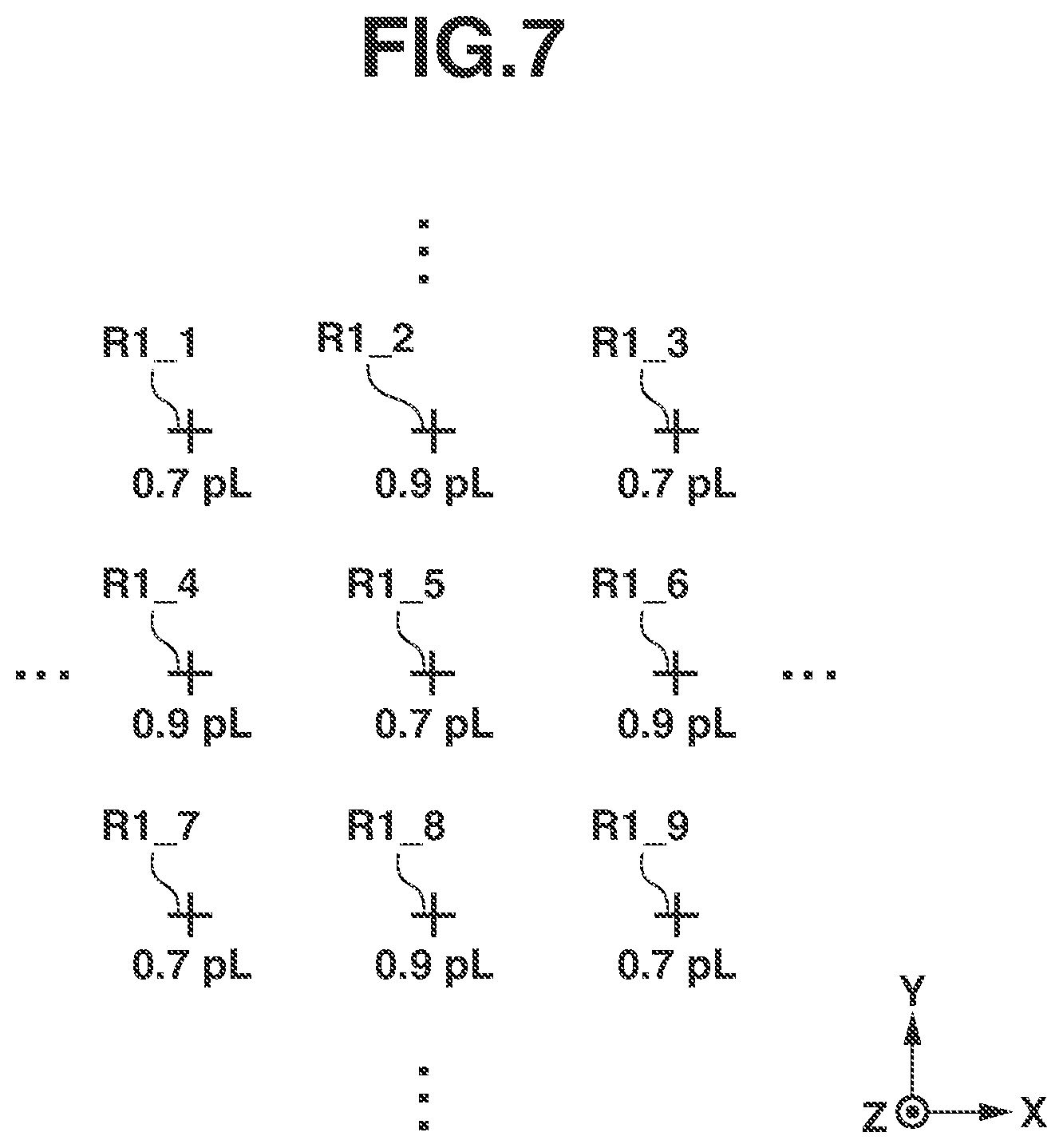 Patent US12157307 Figure 7 – Liquid discharge apparatus, liquid discharge method, film forming apparatus, and article manufacturing method
