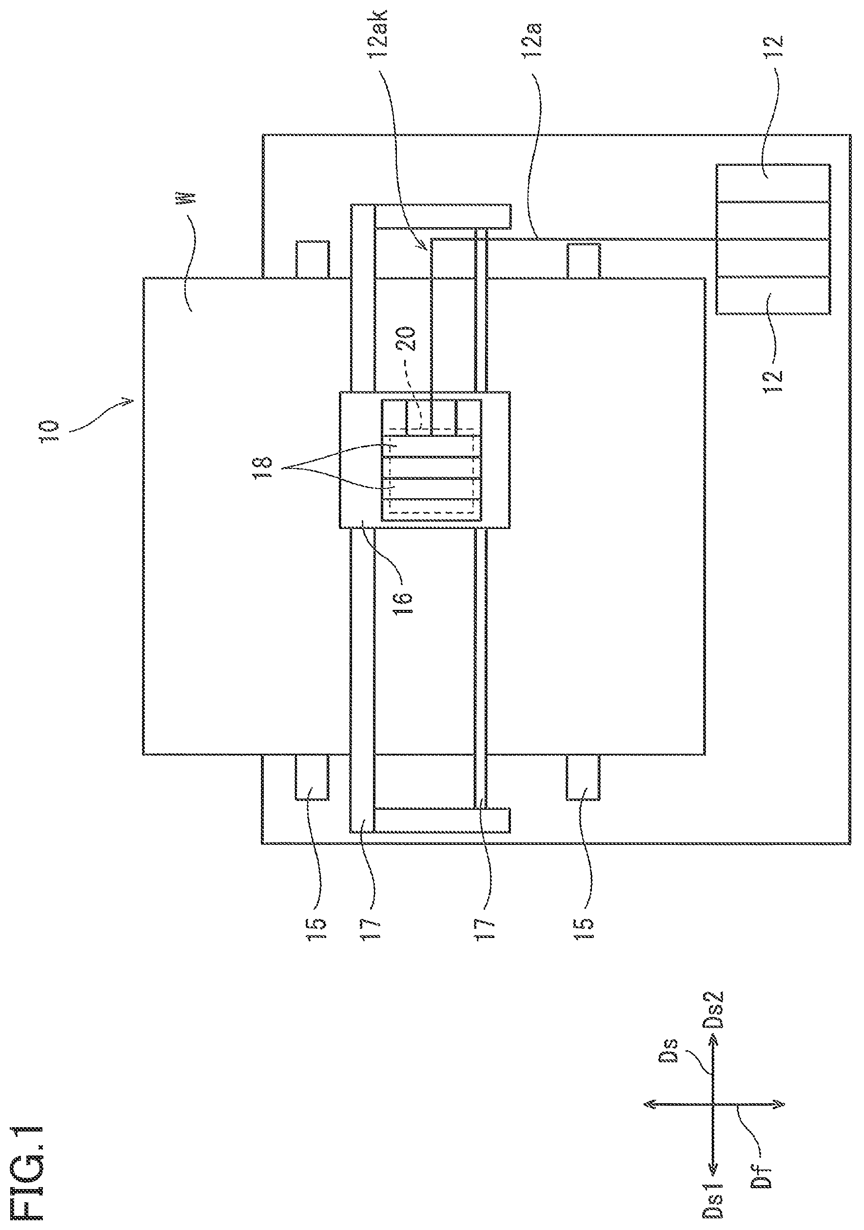 Patent US12157309 Figure 1 – Liquid ejecting apparatus, liquid ejecting method and non-transitory storage medium storing instructions executable by the liquid ejecting apparatus