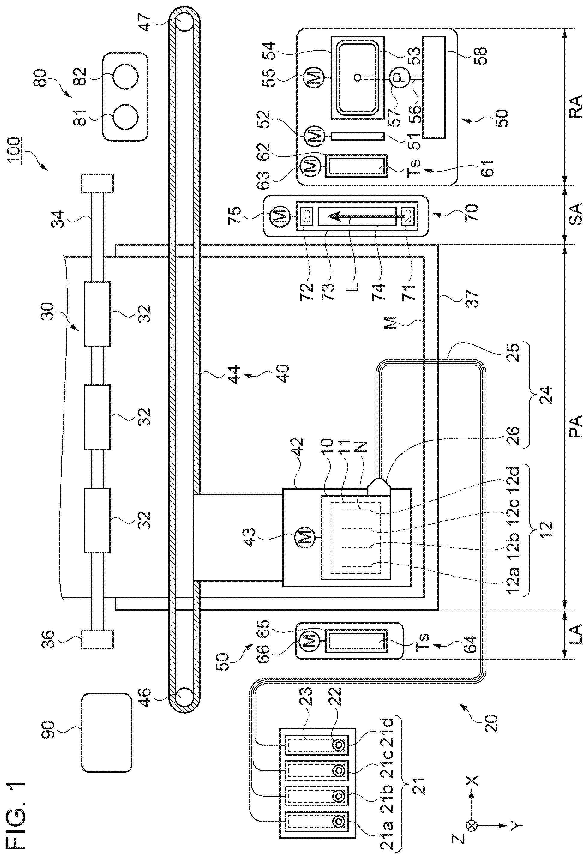 Patent US12157312 Figure 1 – Liquid discharge apparatus and method for controlling liquid discharge apparatus