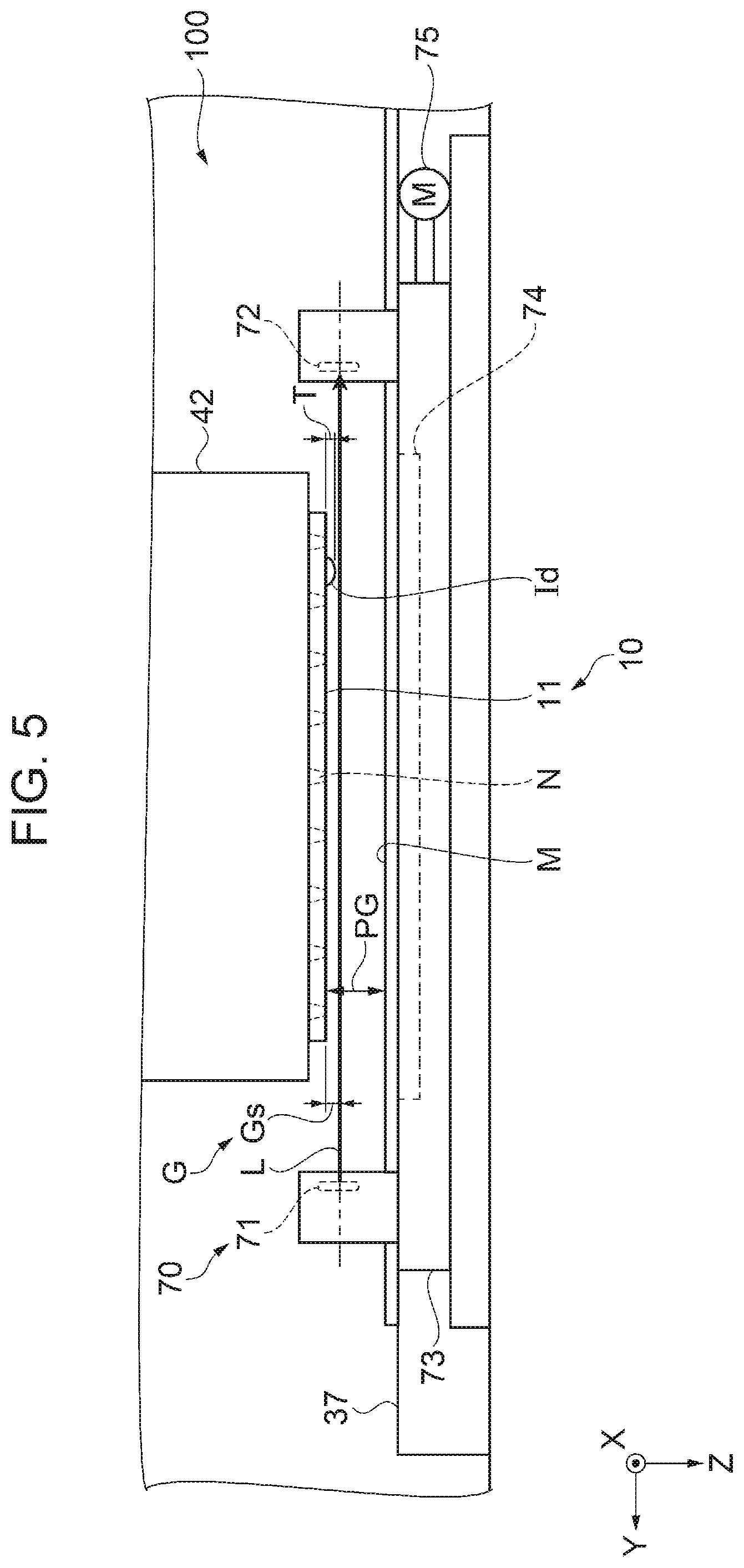 Patent US12157312 Figure 5 – Liquid discharge apparatus and method for controlling liquid discharge apparatus