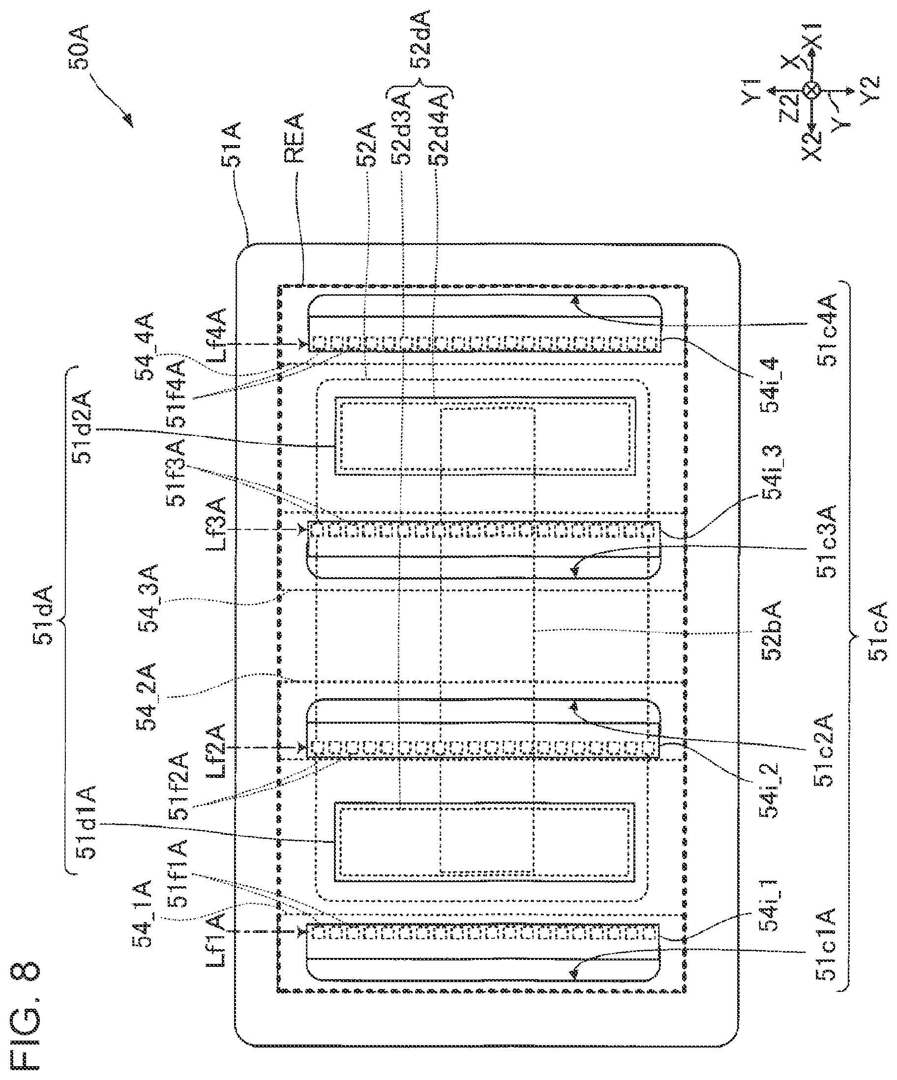 Patent US12157314 Figure 8 – Liquid ejecting head and liquid ejecting apparatus