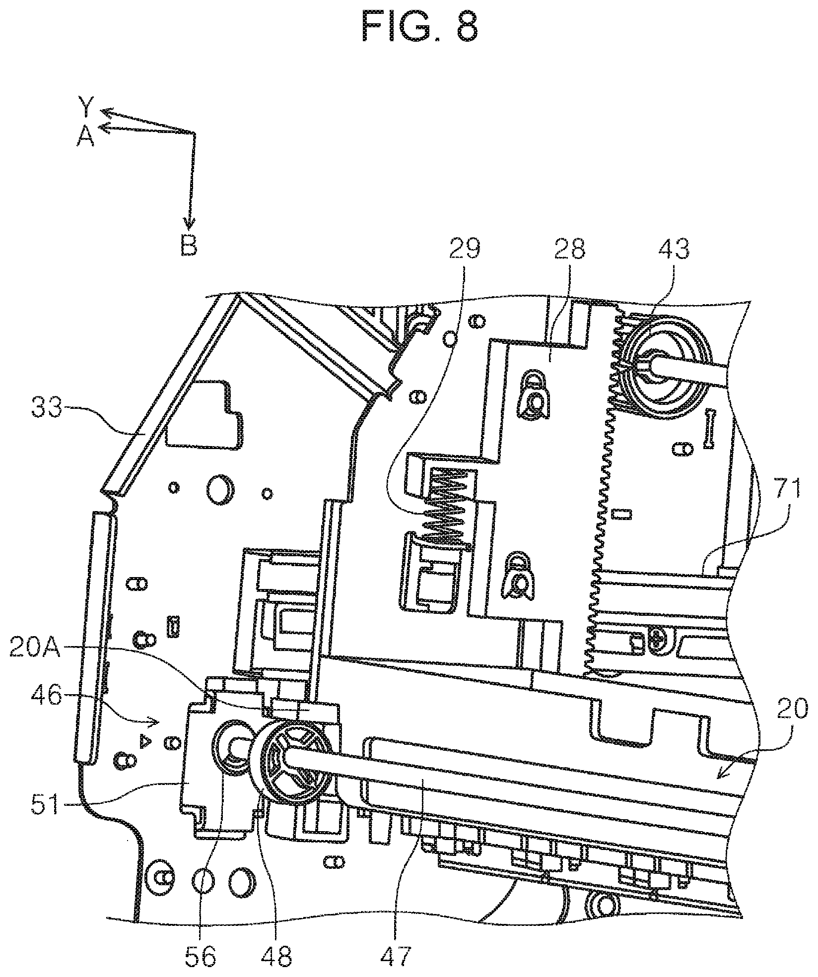 Patent US12157315 Figure 8 – Recording apparatus