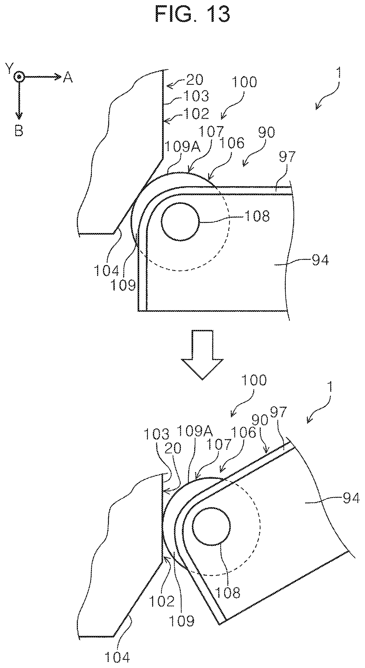 Patent US12157315 Figure 13 – Recording apparatus