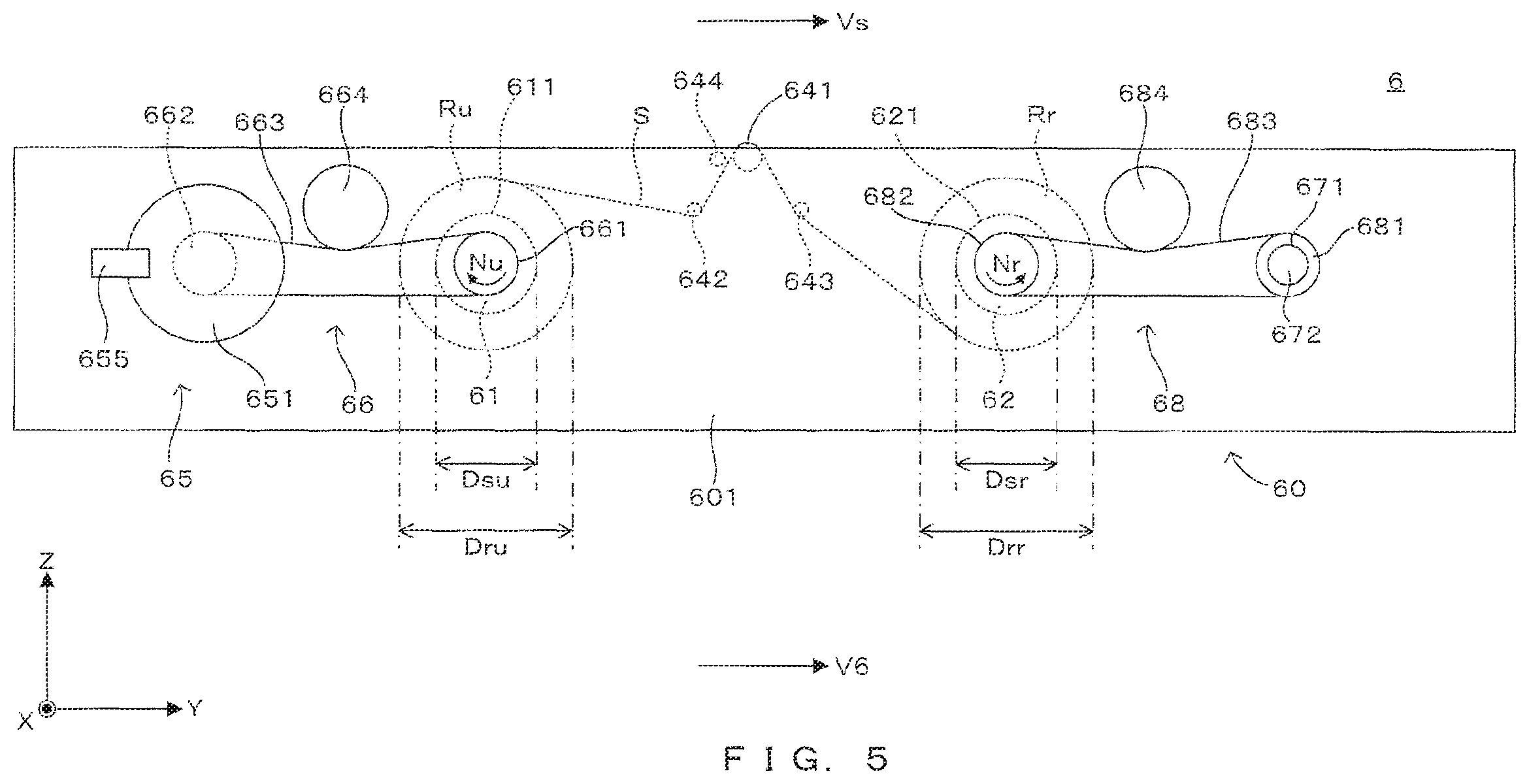 Patent US12157317 Figure 5 – Cleaning unit, printing apparatus and roll diameter acquisition method