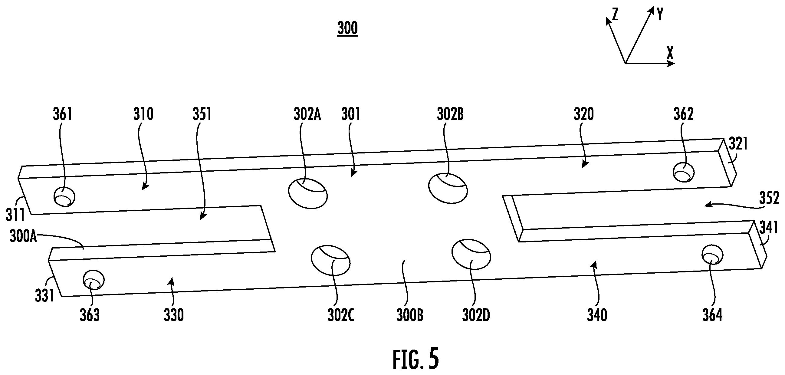 Patent US12157324 Figure 5 – Printhead pressure arm assembly for a printing apparatus