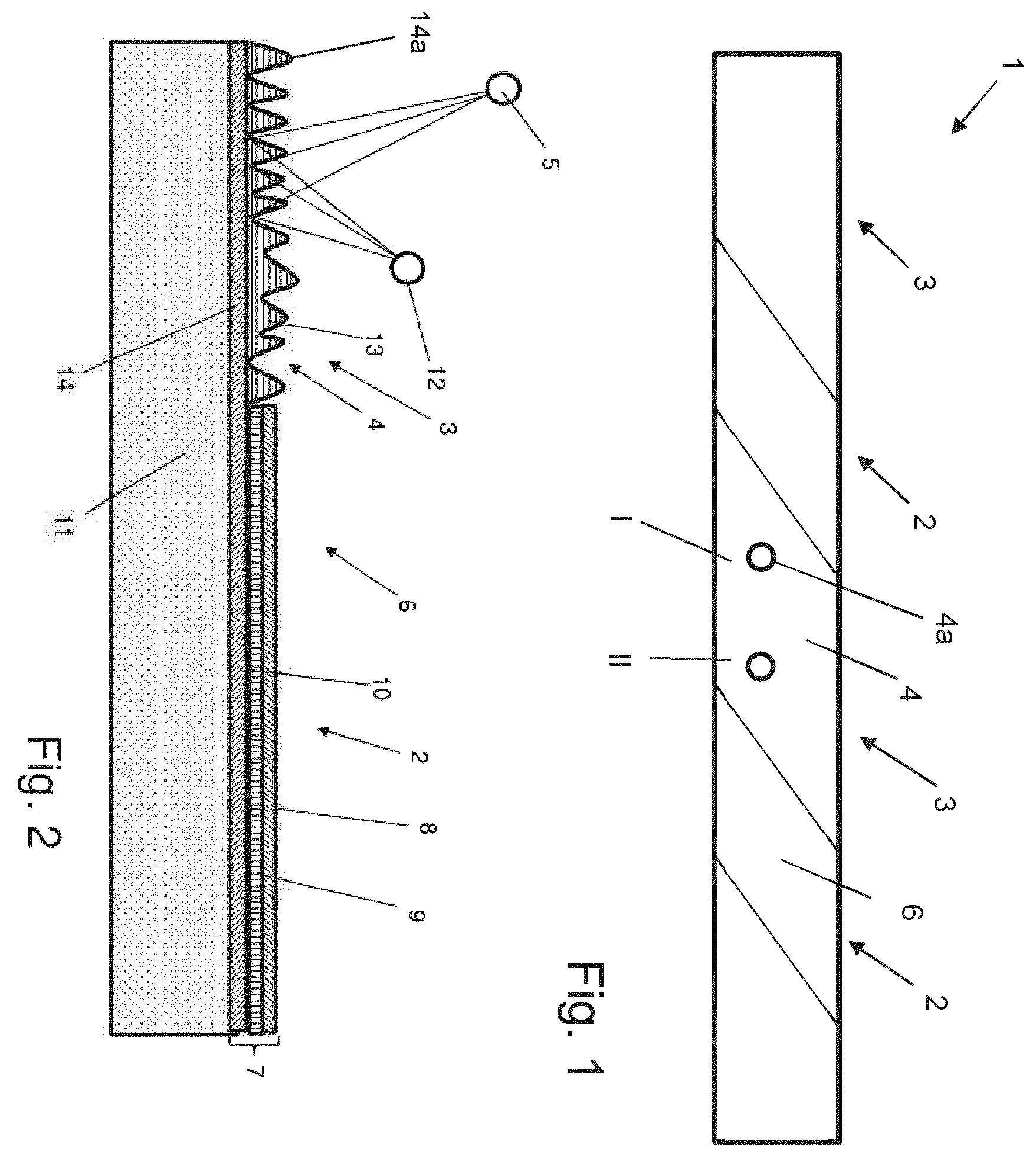 Patent US12157329 Figure 1 – Security element having at least one first color-shifting area