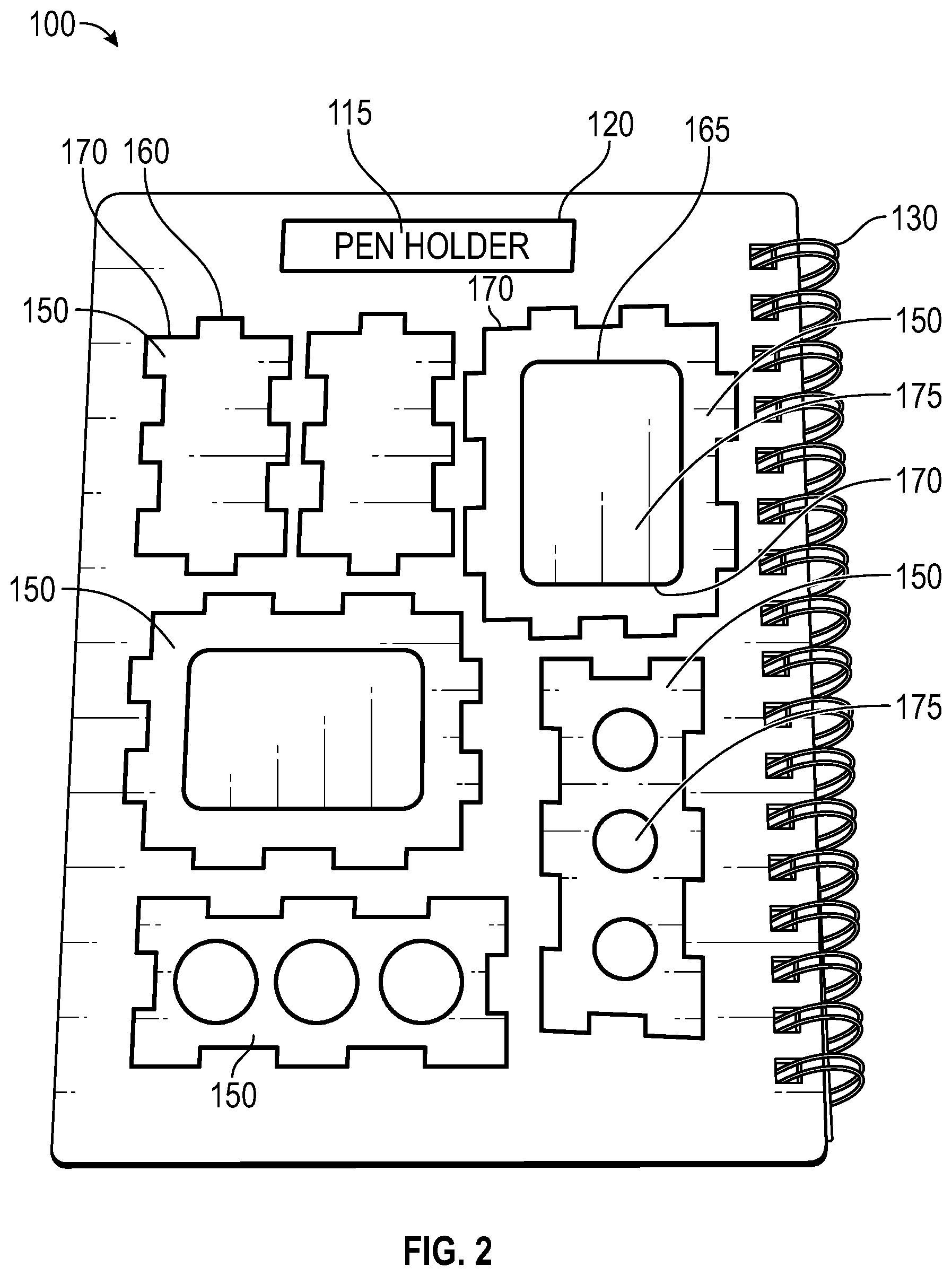 Patent US12157331 Figure 2 – Notebooks with removable components