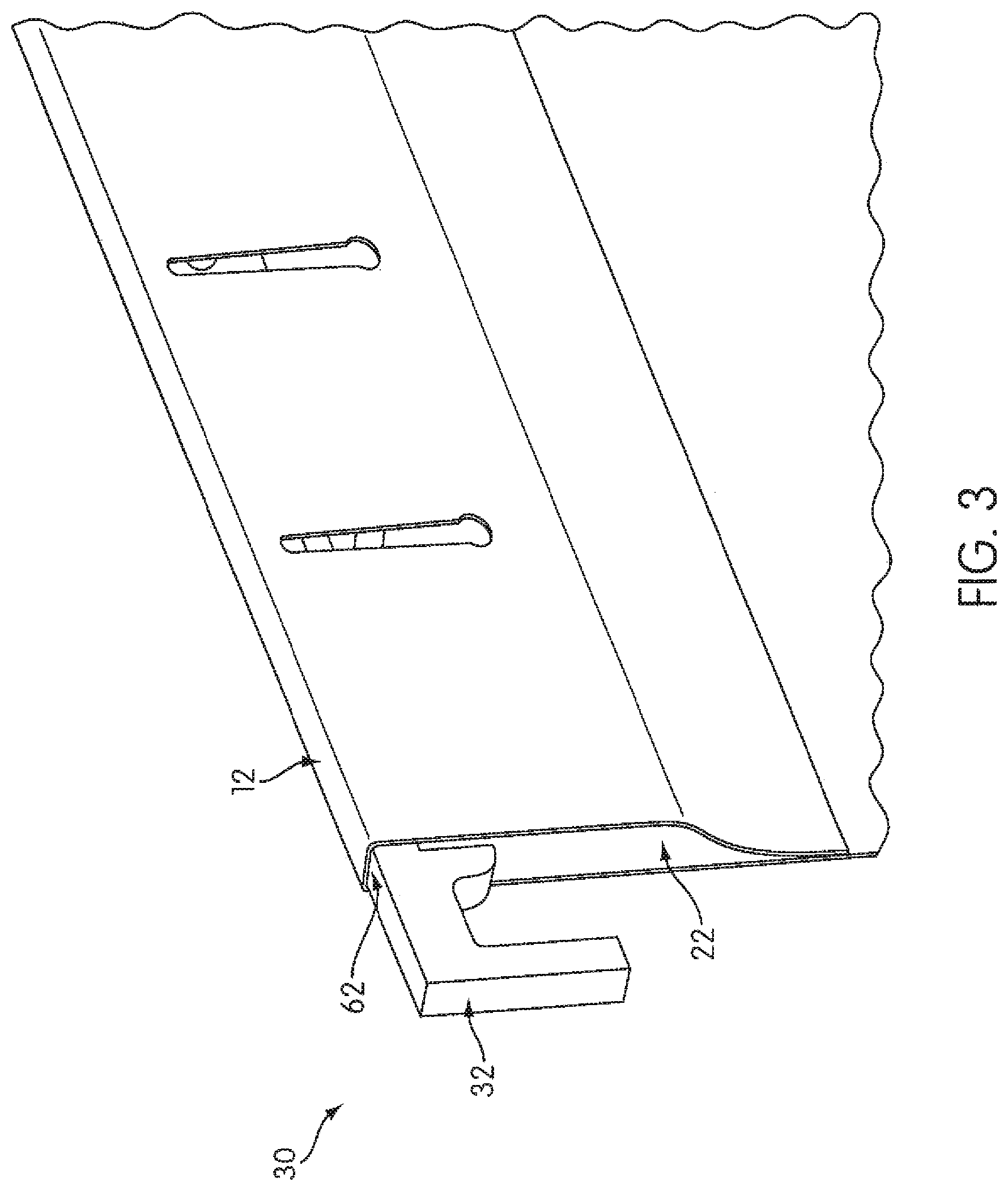 Patent US12157332 Figure 3 – Rods for use with hanging file holders