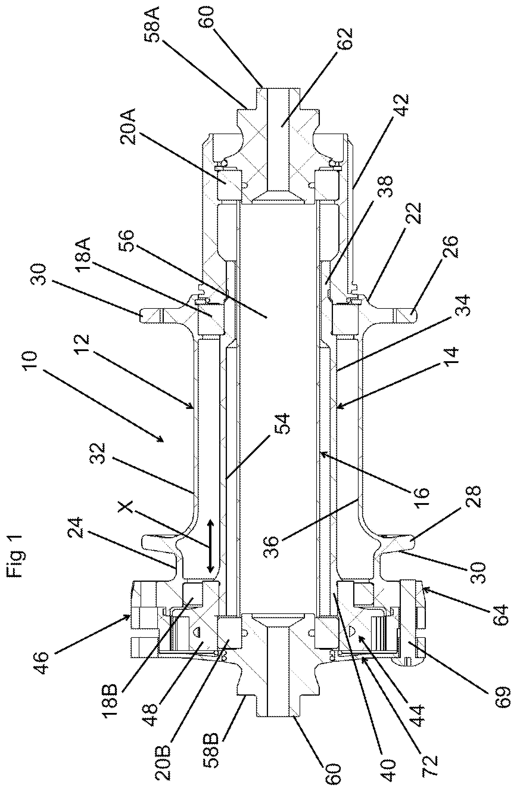 Patent US12157333 Figure 1 – Wheel hub