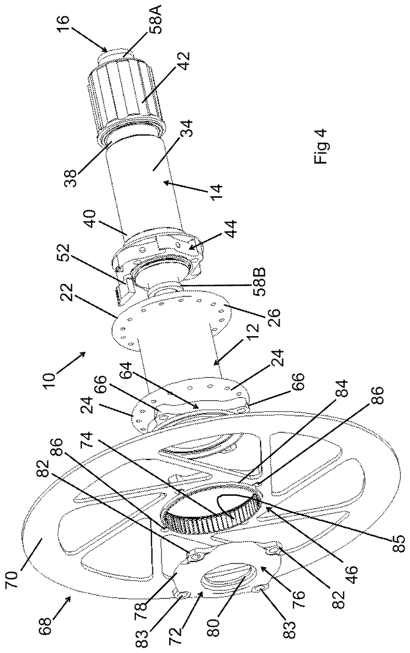 Patent US12157333 Figure 4 – Wheel hub