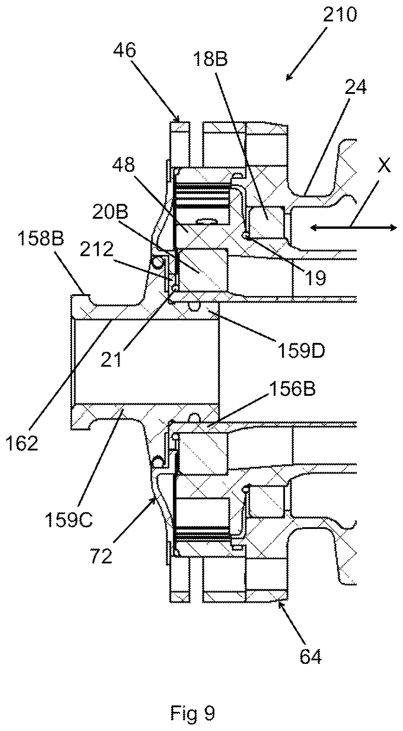 Patent US12157333 Figure 9 – Wheel hub