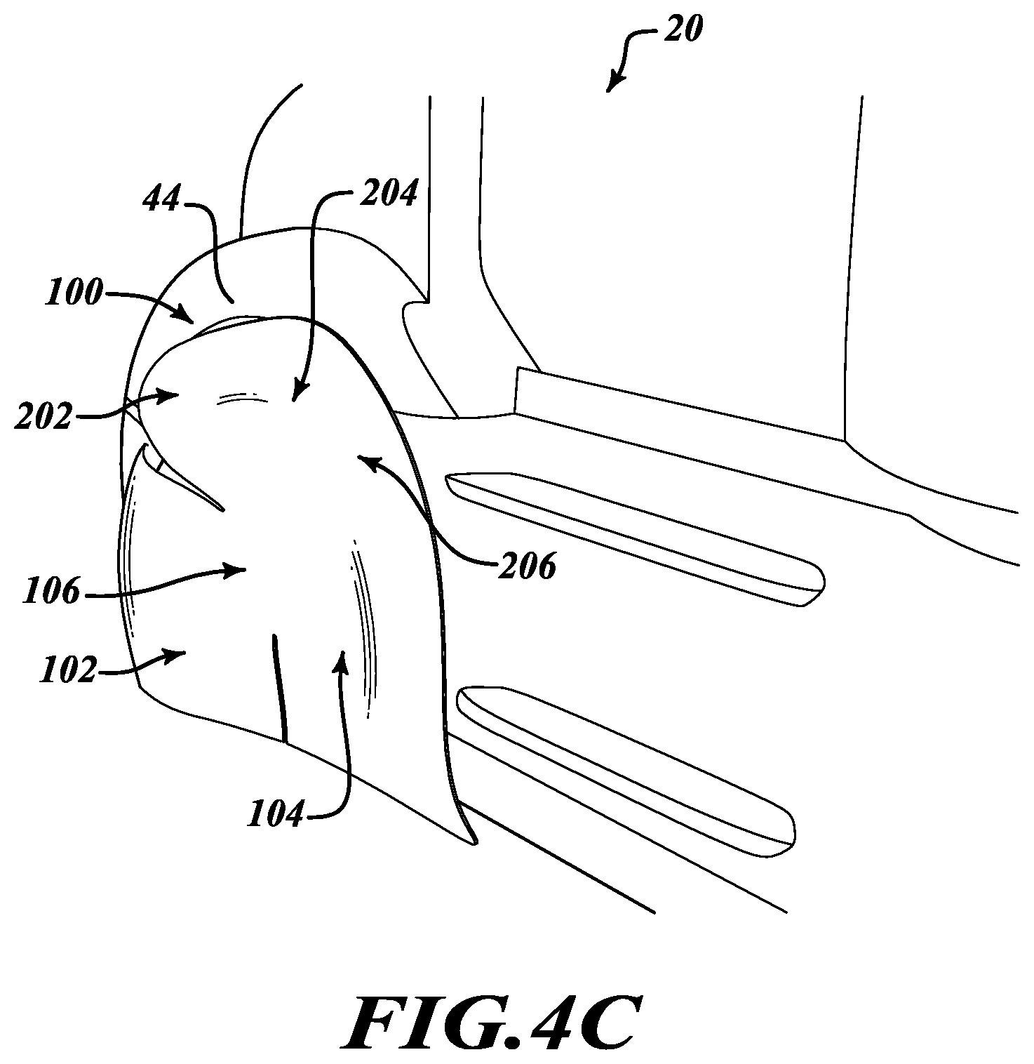 Patent US12157336 Figure 7 – Floating wheel cover