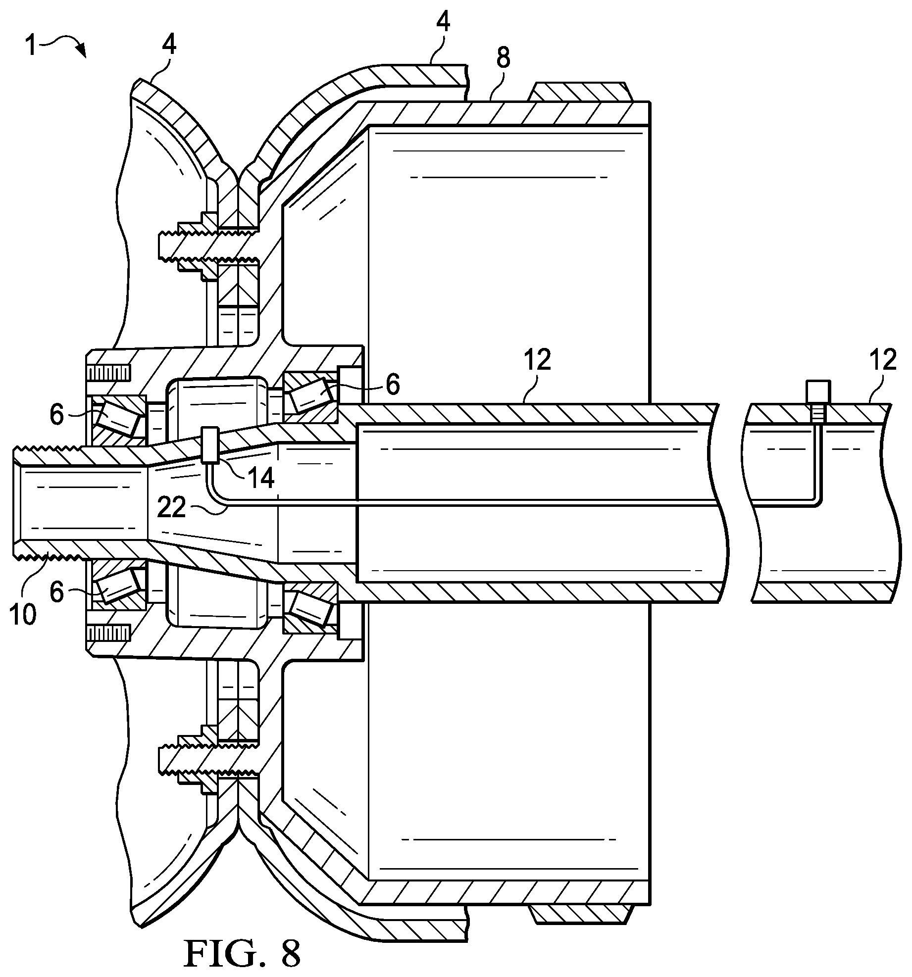 Patent US12157337 Figure 5 – Digital wheel end assembly temperature monitoring system