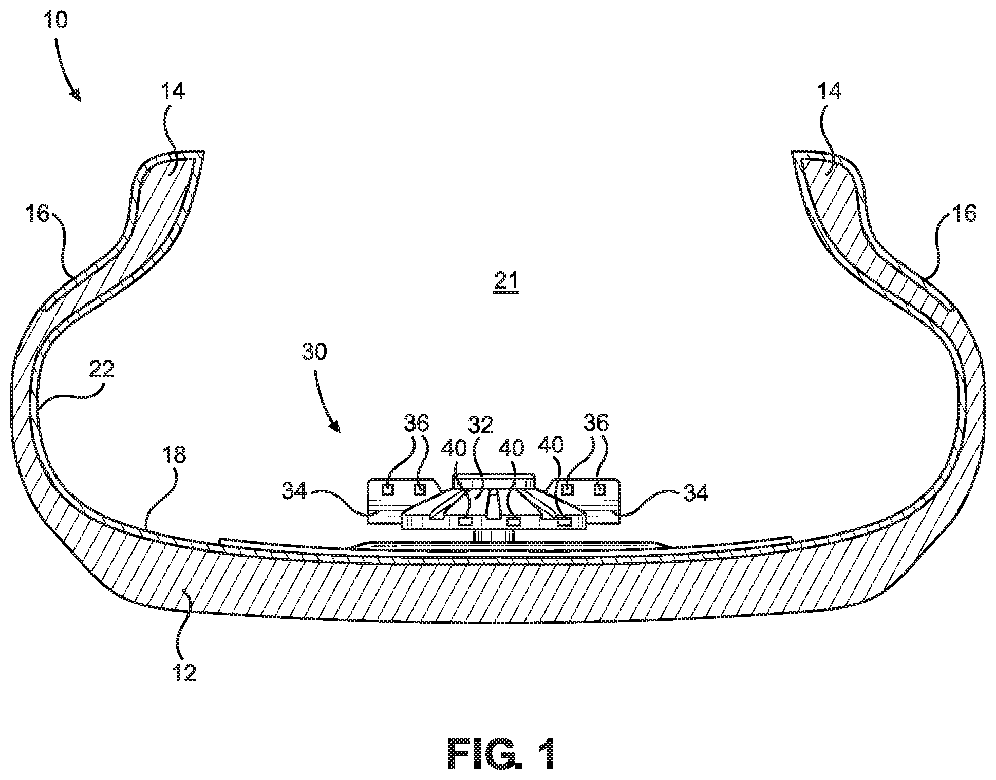 Patent US12157338 Figure 1 – Daisy tire electronics assembly