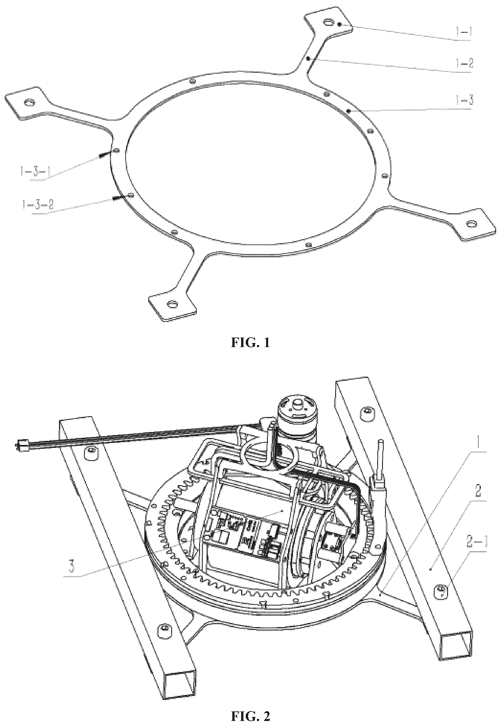 Patent US12157339 Figure 1 – Steering wheel suspension structure of omnidirectional mobile robot