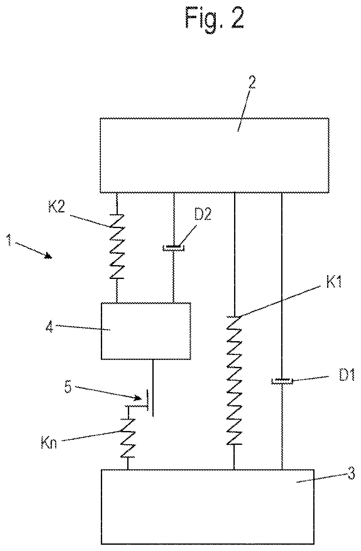Patent US12157340 Figure 2 – Spring system having a wide-band insulating effect