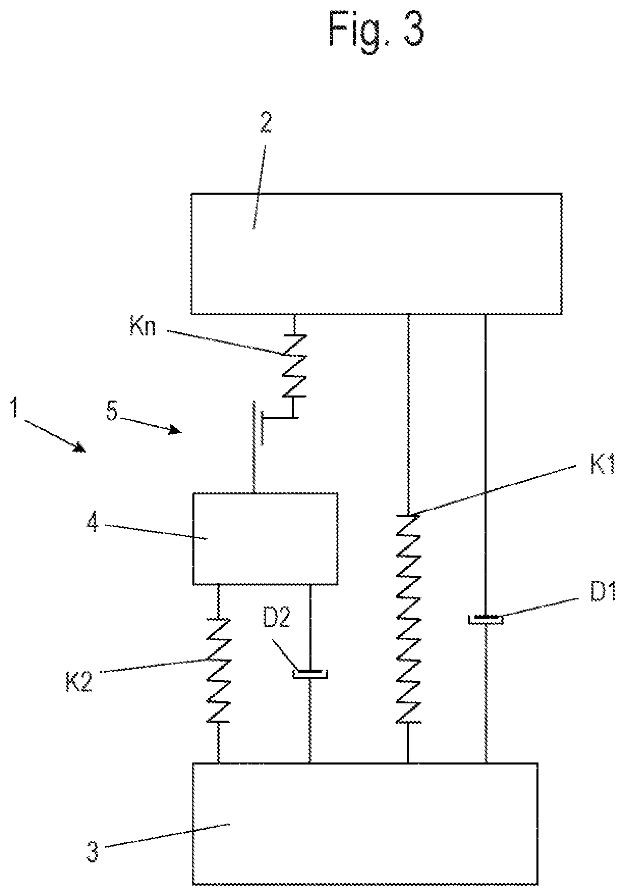 Patent US12157340 Figure 3 – Spring system having a wide-band insulating effect