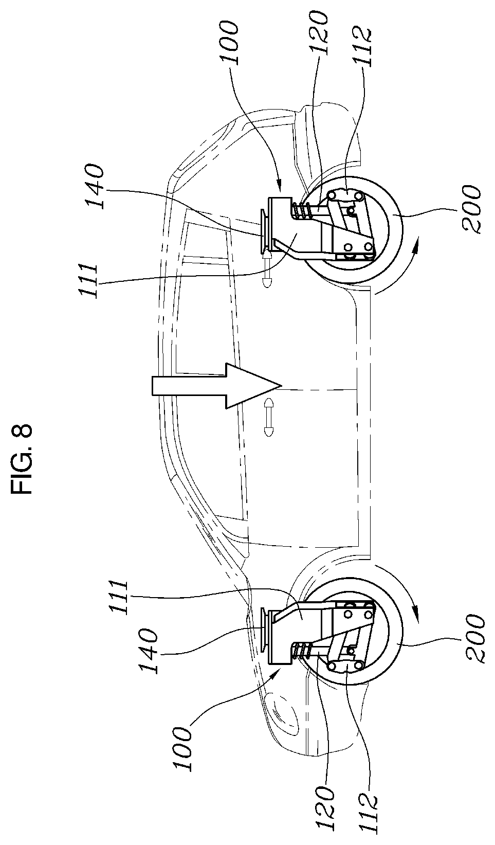 Patent US12157342 Figure 8 – System and method for controlling vehicle