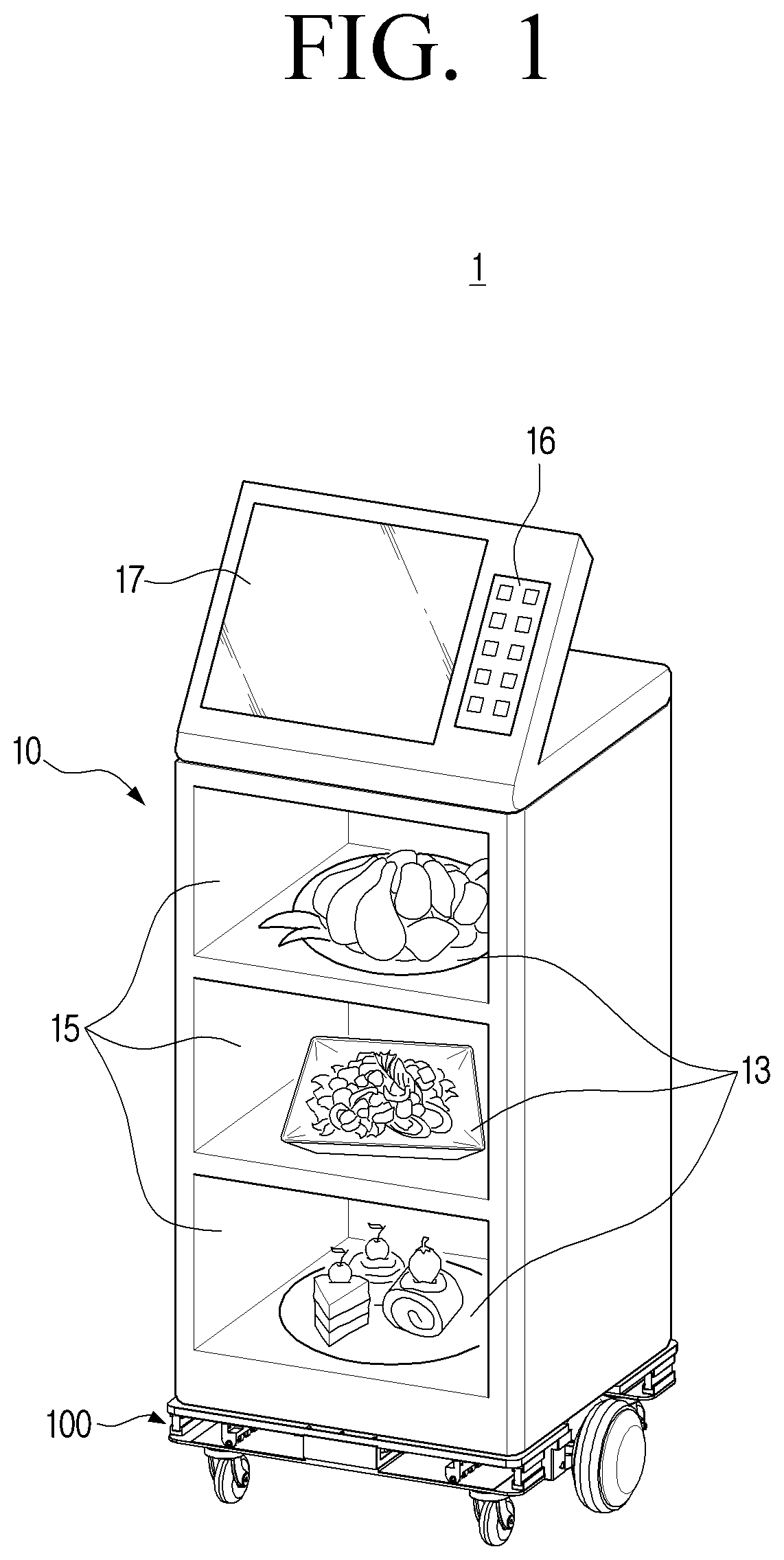 Patent US12157343 Figure 1 – Driving robot device
