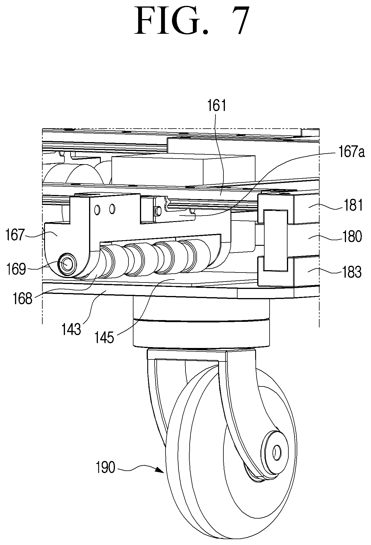 Patent US12157343 Figure 7 – Driving robot device