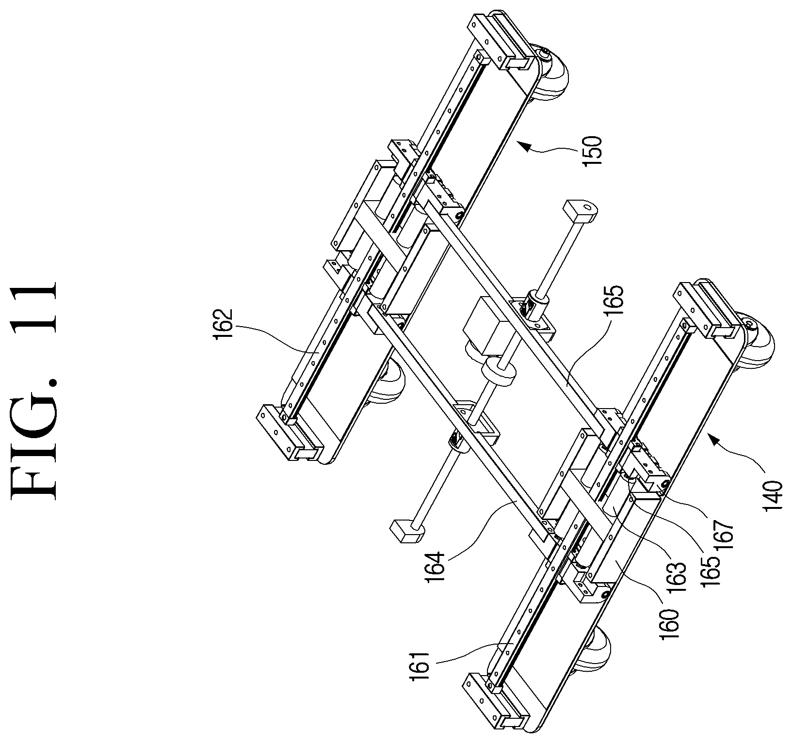 Patent US12157343 Figure 11 – Driving robot device