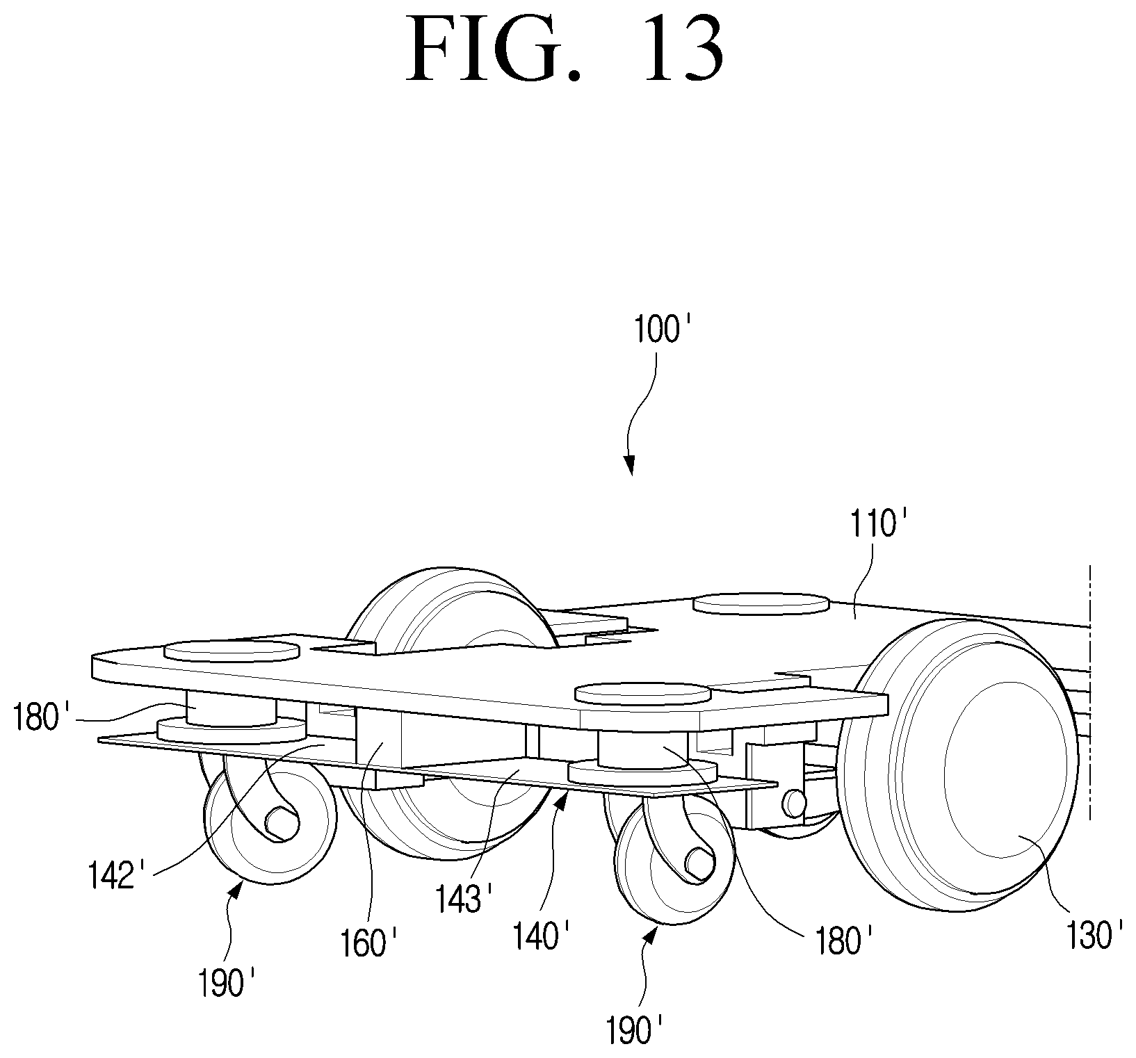 Patent US12157343 Figure 13 – Driving robot device