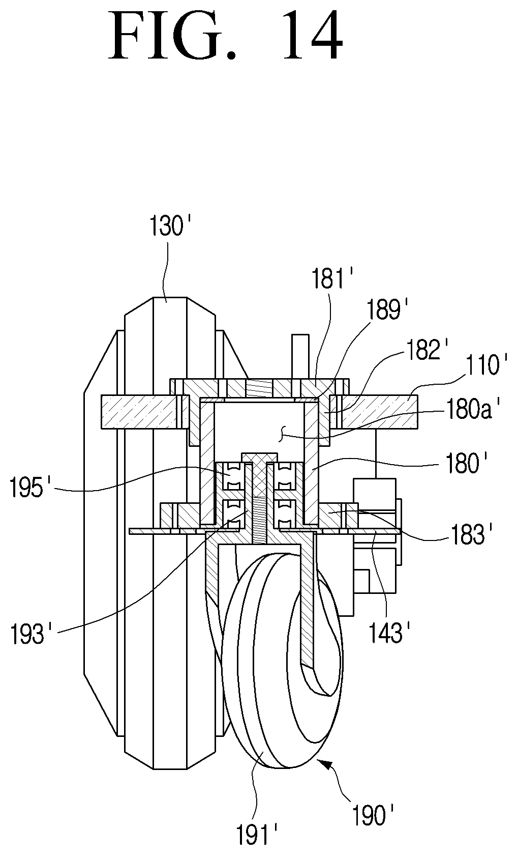 Patent US12157343 Figure 14 – Driving robot device