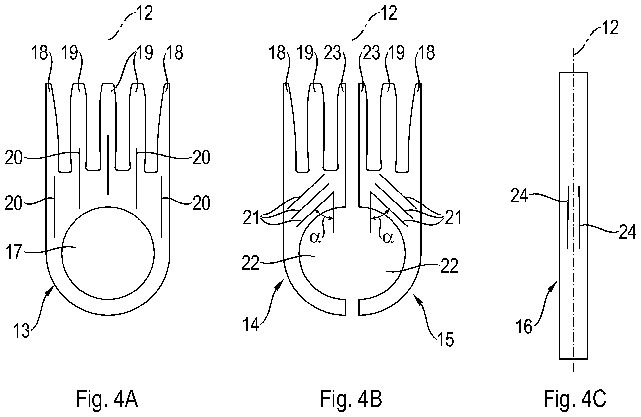 Patent US12157344 Figure 4 – Load introduction element for a chassis component, method for producing a load introduction element, and chassis component