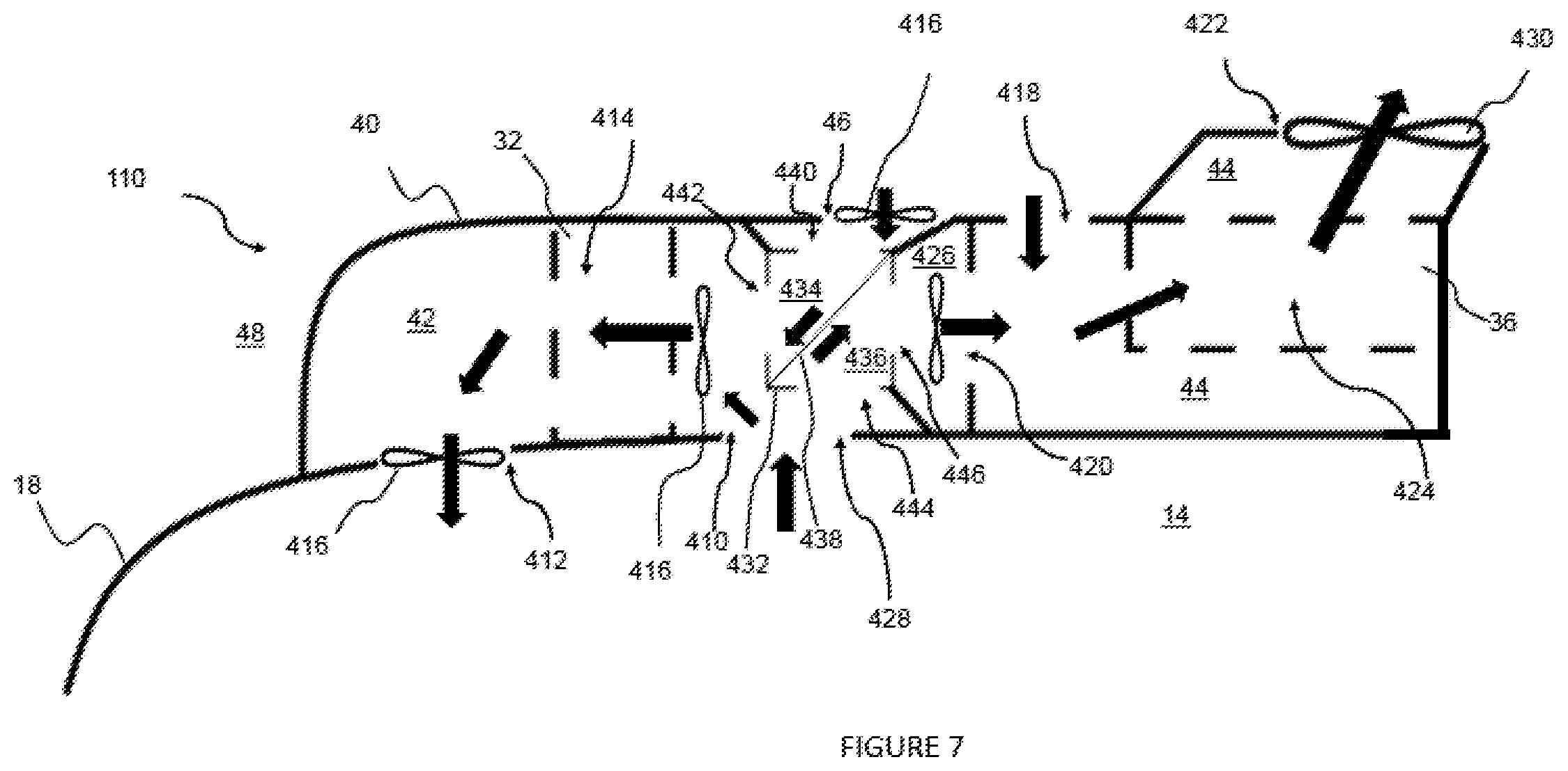 Patent US12157346 Figure 6 – Recovery heat exchanger in an environmental control system
