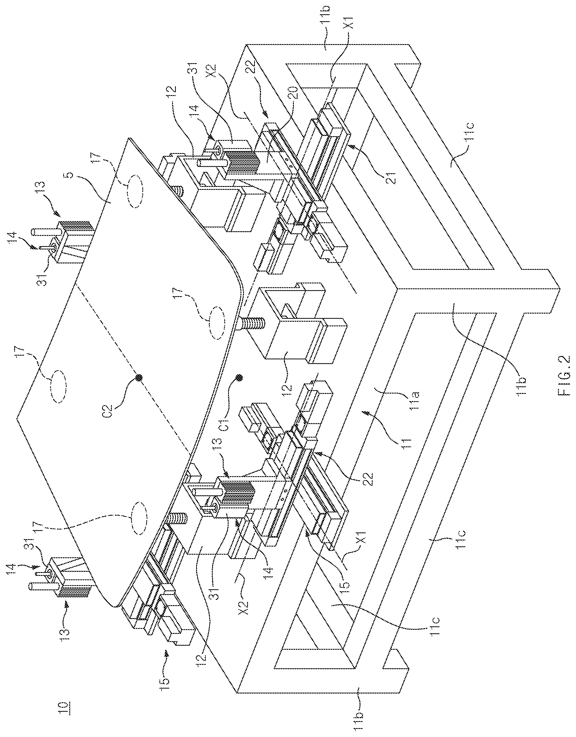 Patent US12157350 Figure 2 – Automotive glass setting apparatus and method thereof