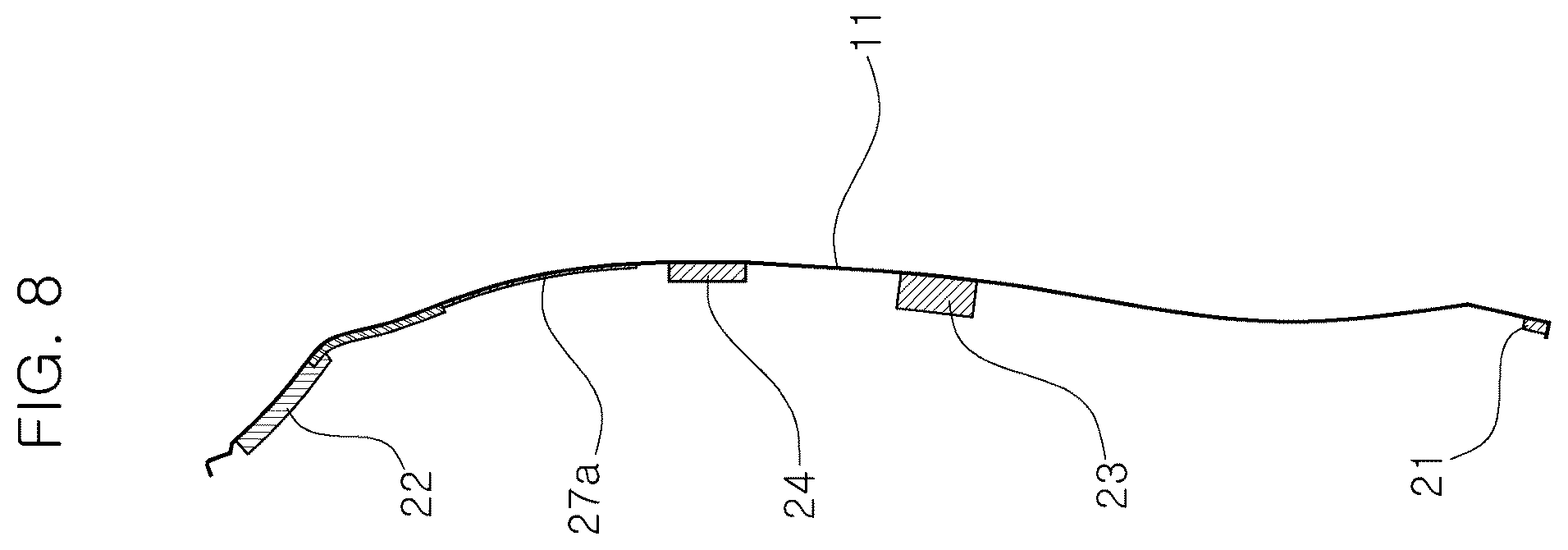 Patent US12157353 Figure 7 – Panel door for vehicle having improved stiffness
