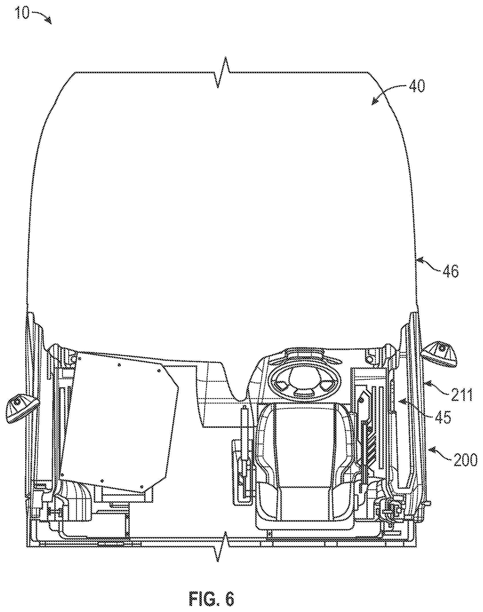 Patent US12157354 Figure 4 – Vehicle door and window arrangement