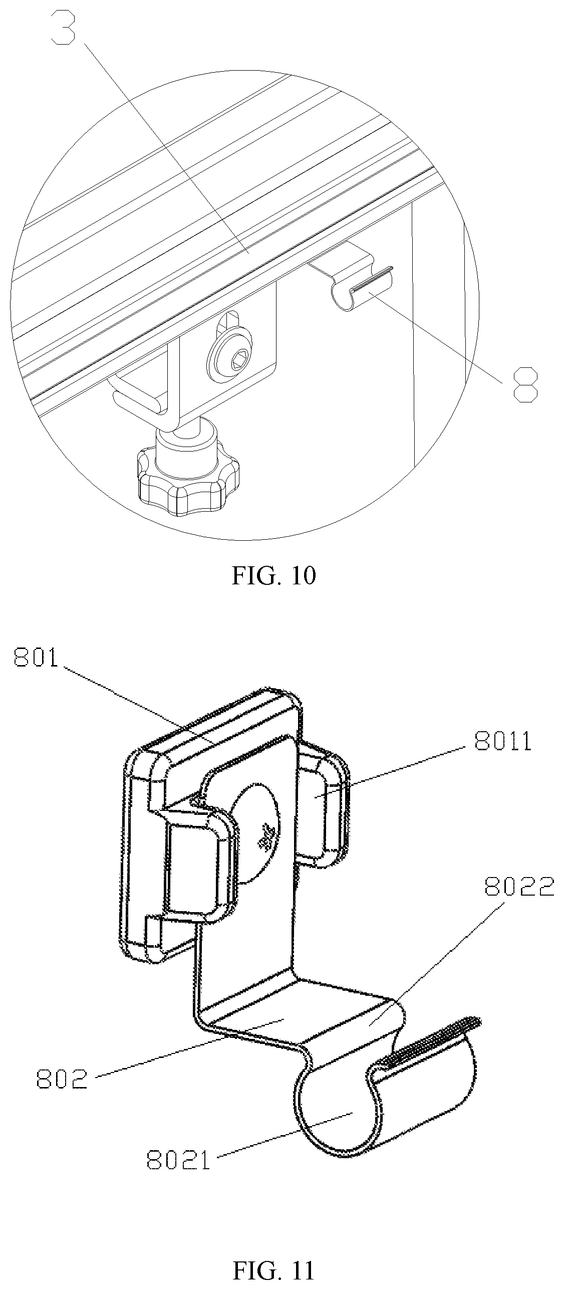 Patent US12157356 Figure 6 – Mounting structure for pickup bed cover