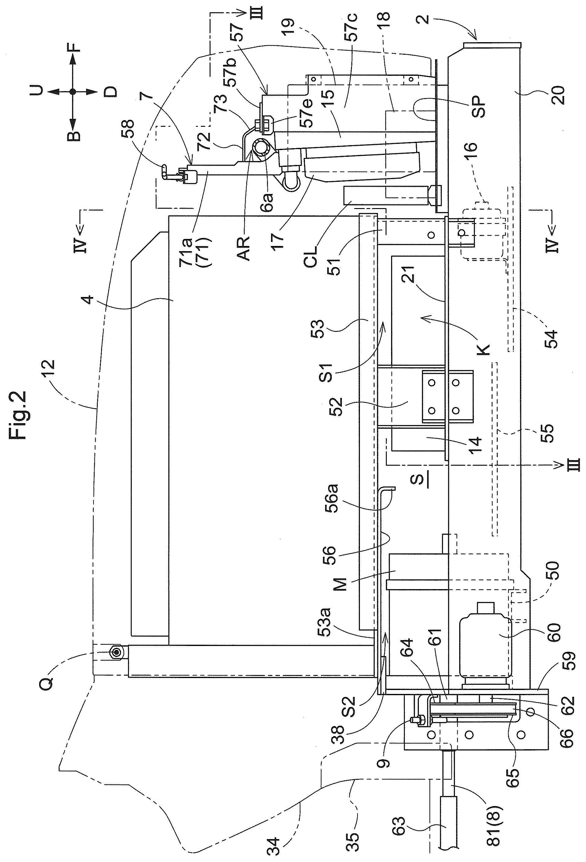 Patent US12157360 Figure 2 – Electric work vehicle