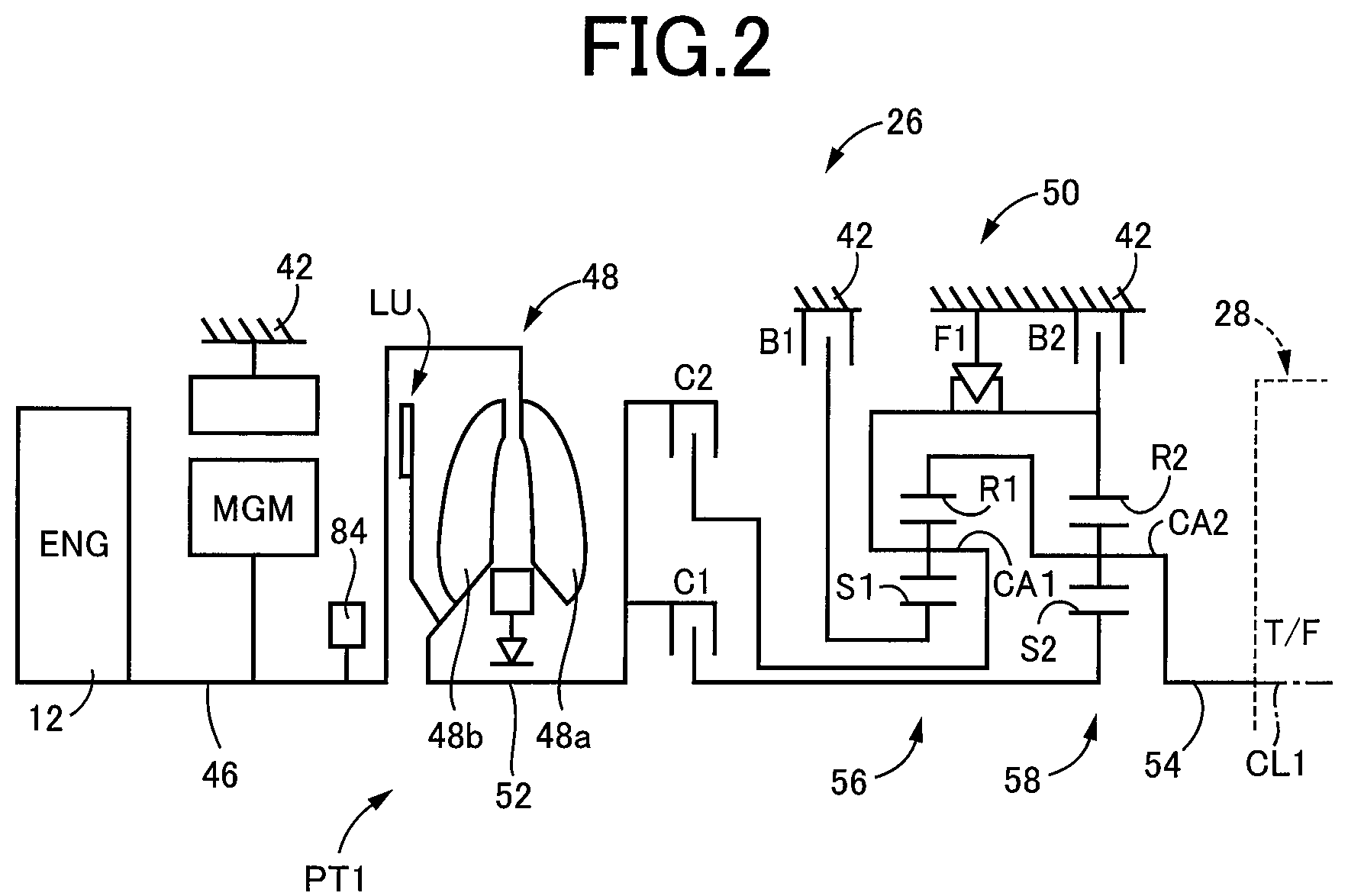 Patent US12157364 Figure 2 – Driving apparatus for vehicle